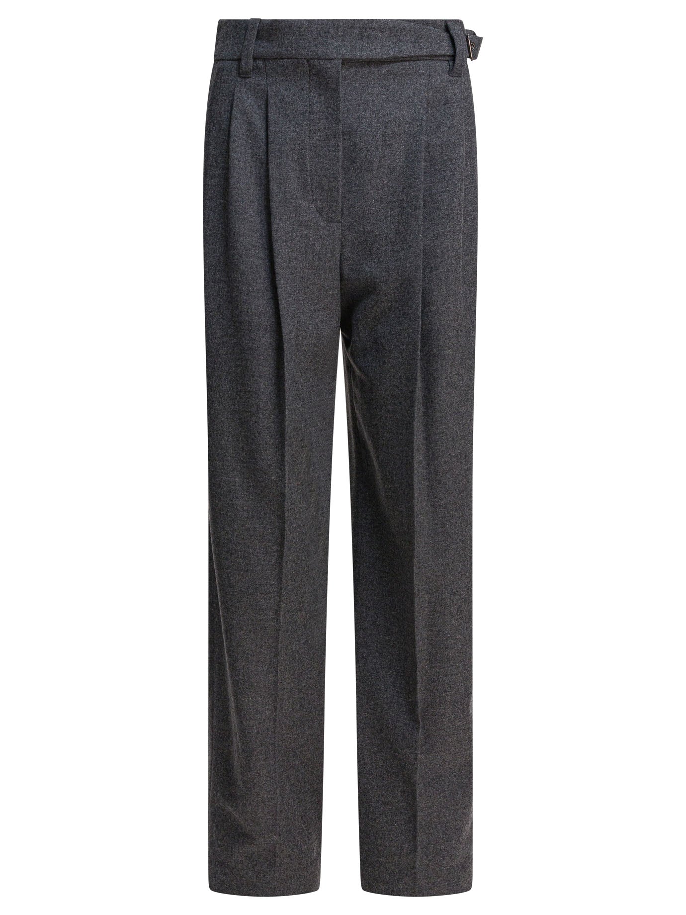 Brunello Cucinelli Wool Pants With Belt
