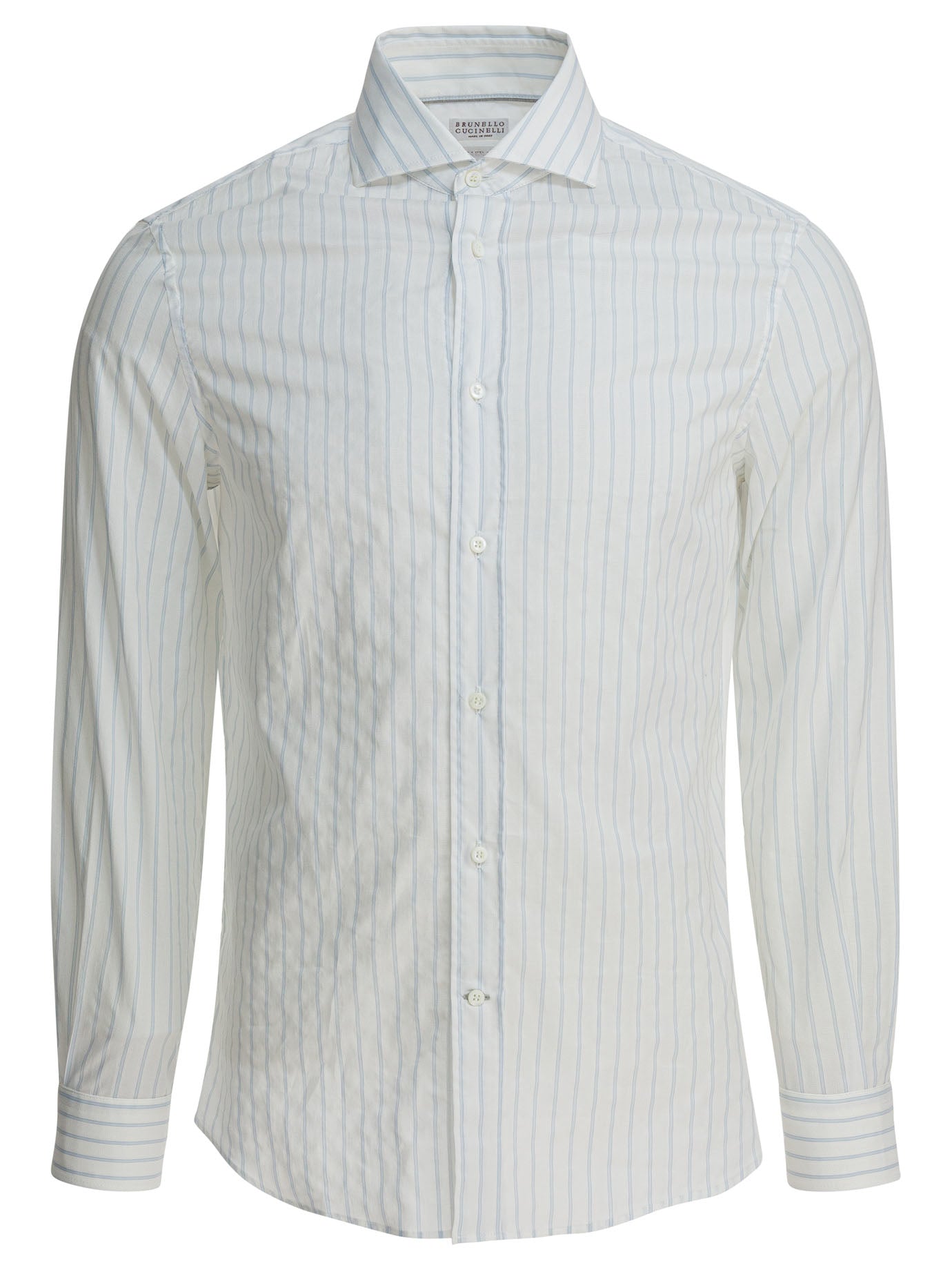 Brunello Cucinelli Cotton Striped Shirt