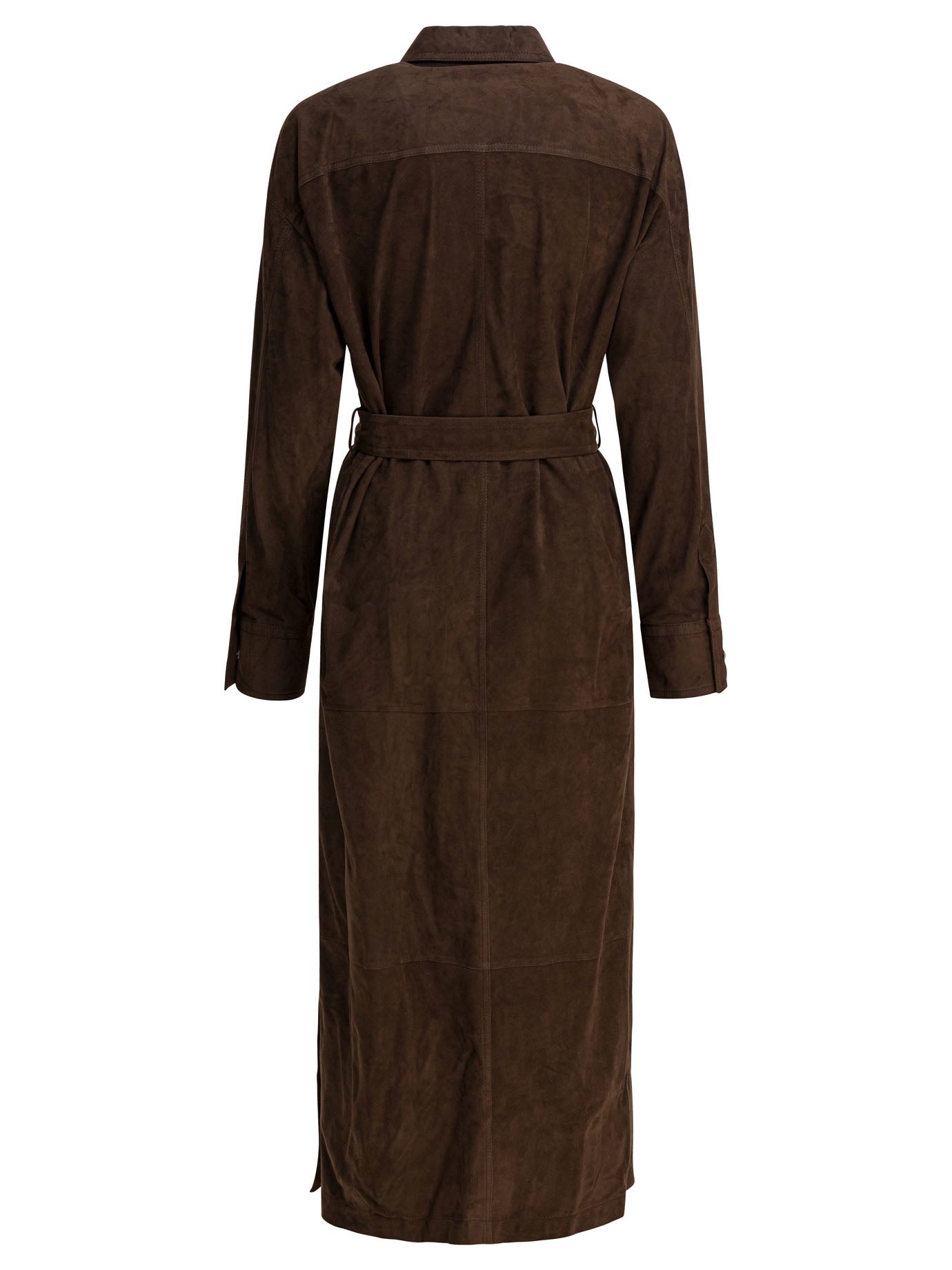 Brunello Cucinelli Chemisier Coat With Necklace