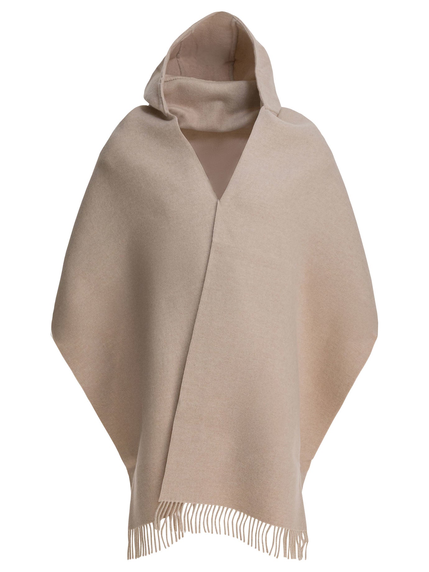 Brunello Cucinelli Wool And Cashmere Hooded Scarf