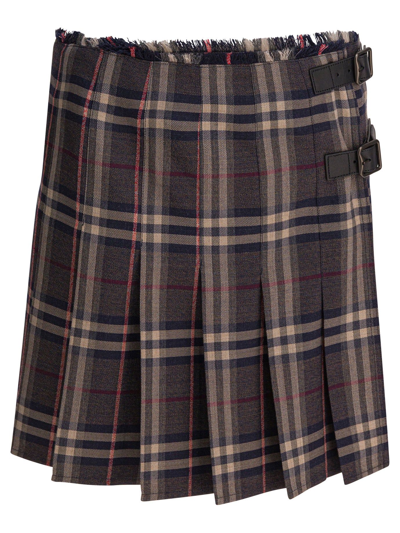 Burberry Check Wool Mini Kilt