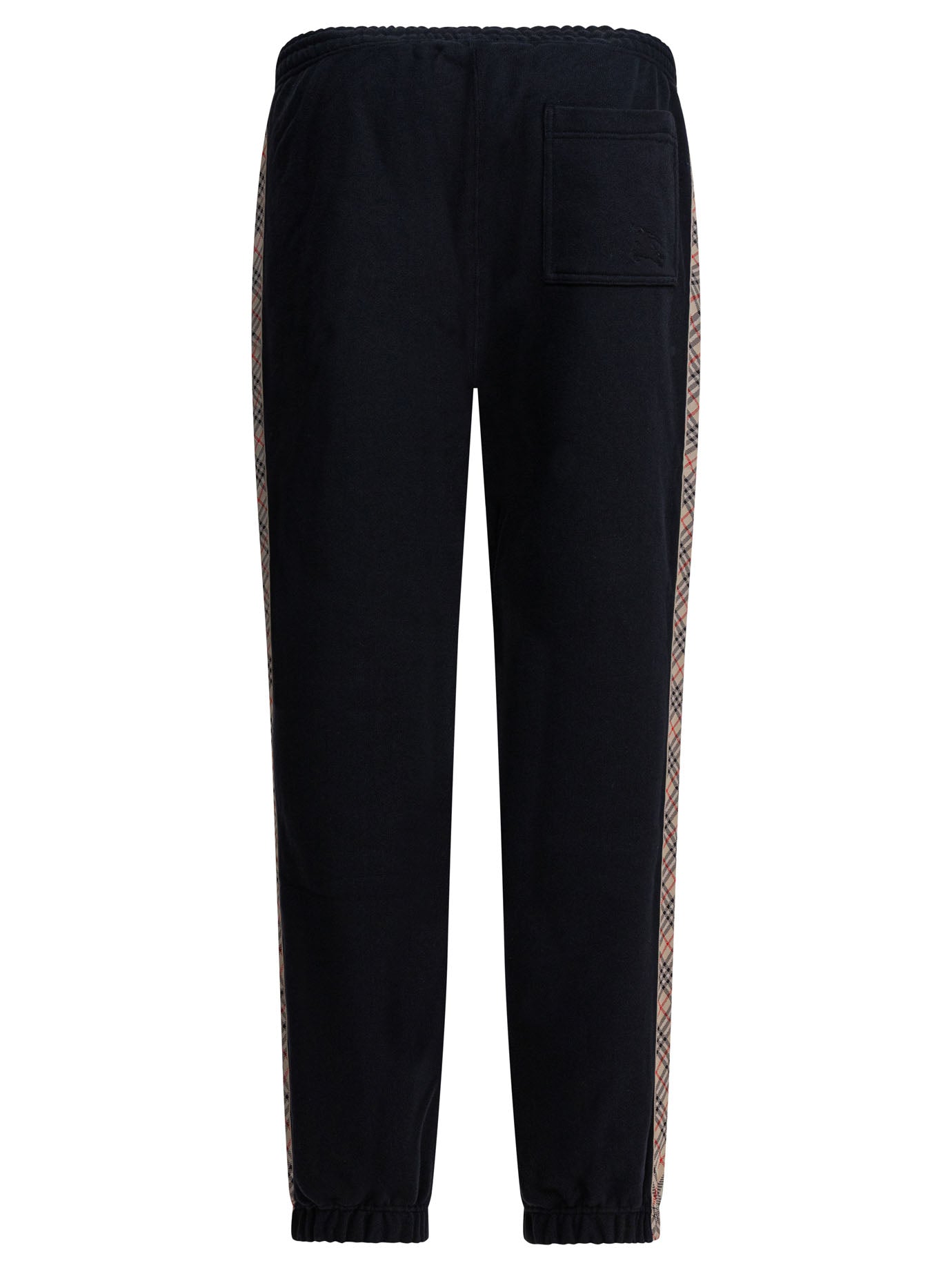 Burberry Trousers With Check Trim