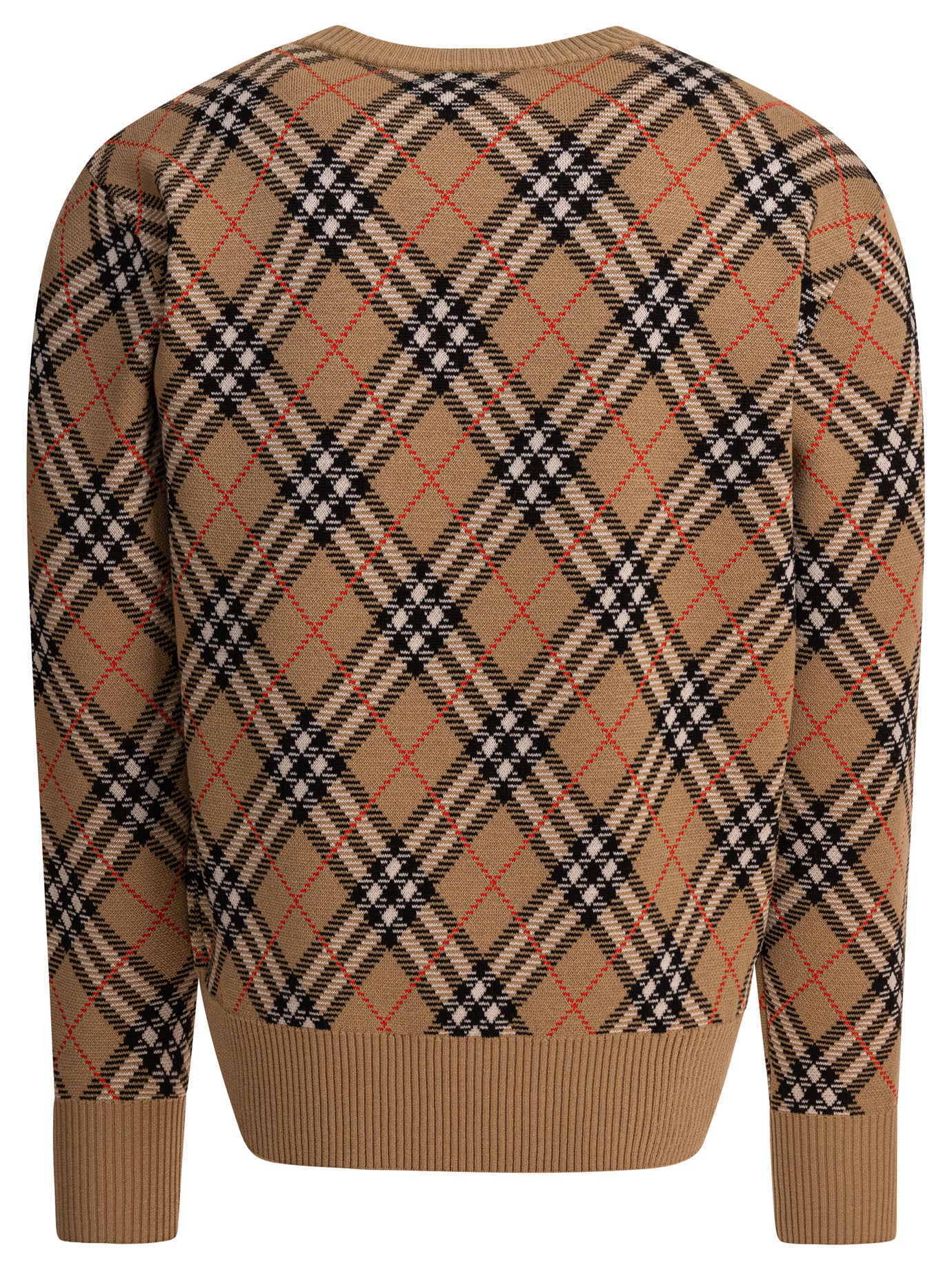 Burberry Wool Blend Crew Neck Sweater