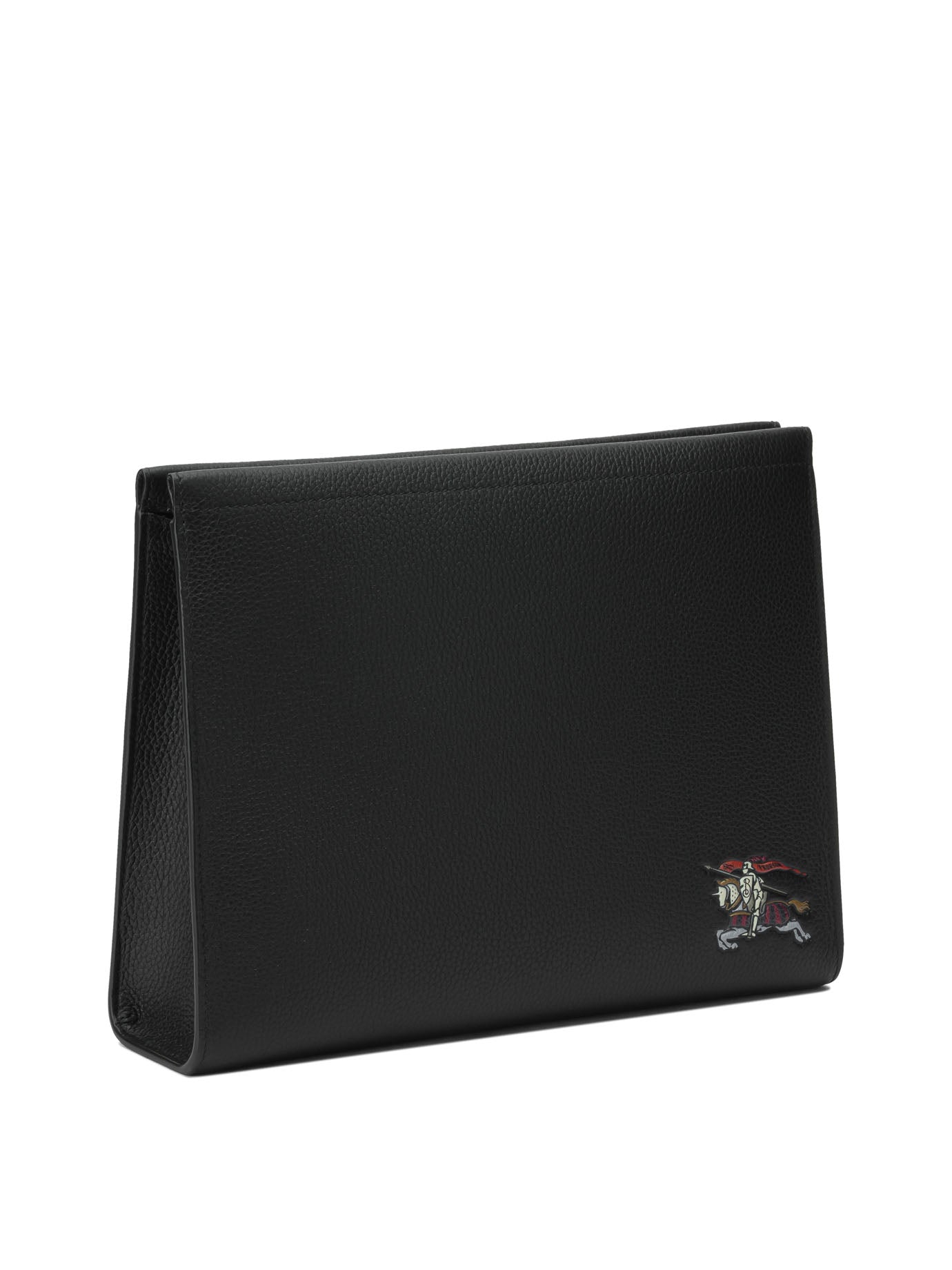 Burberry Leather Clutch Bag With Ekd