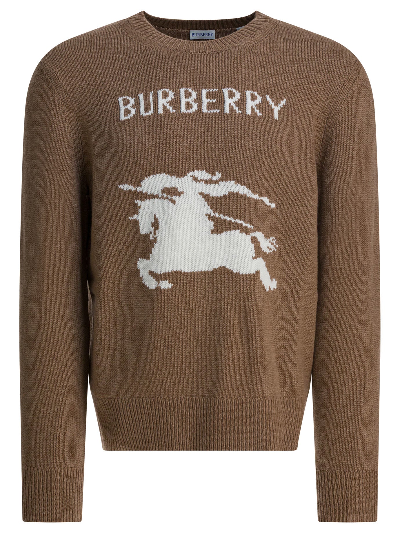 Burberry Wool And Cashmere Crewneck Sweater