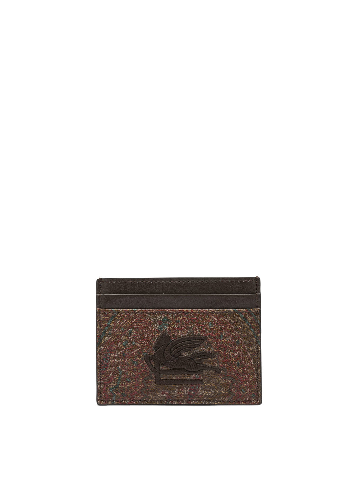 Etro Arnica Card Holder With Pegasus