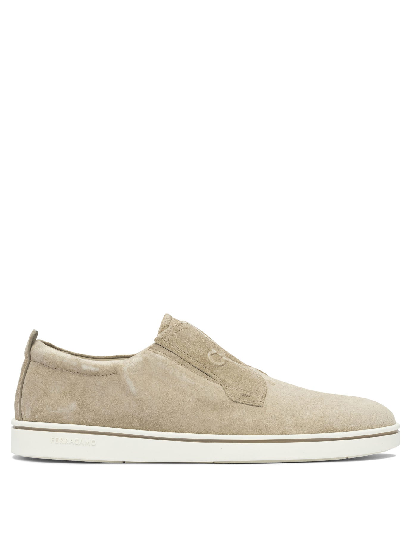 Ferragamo Suede Slip-Ons