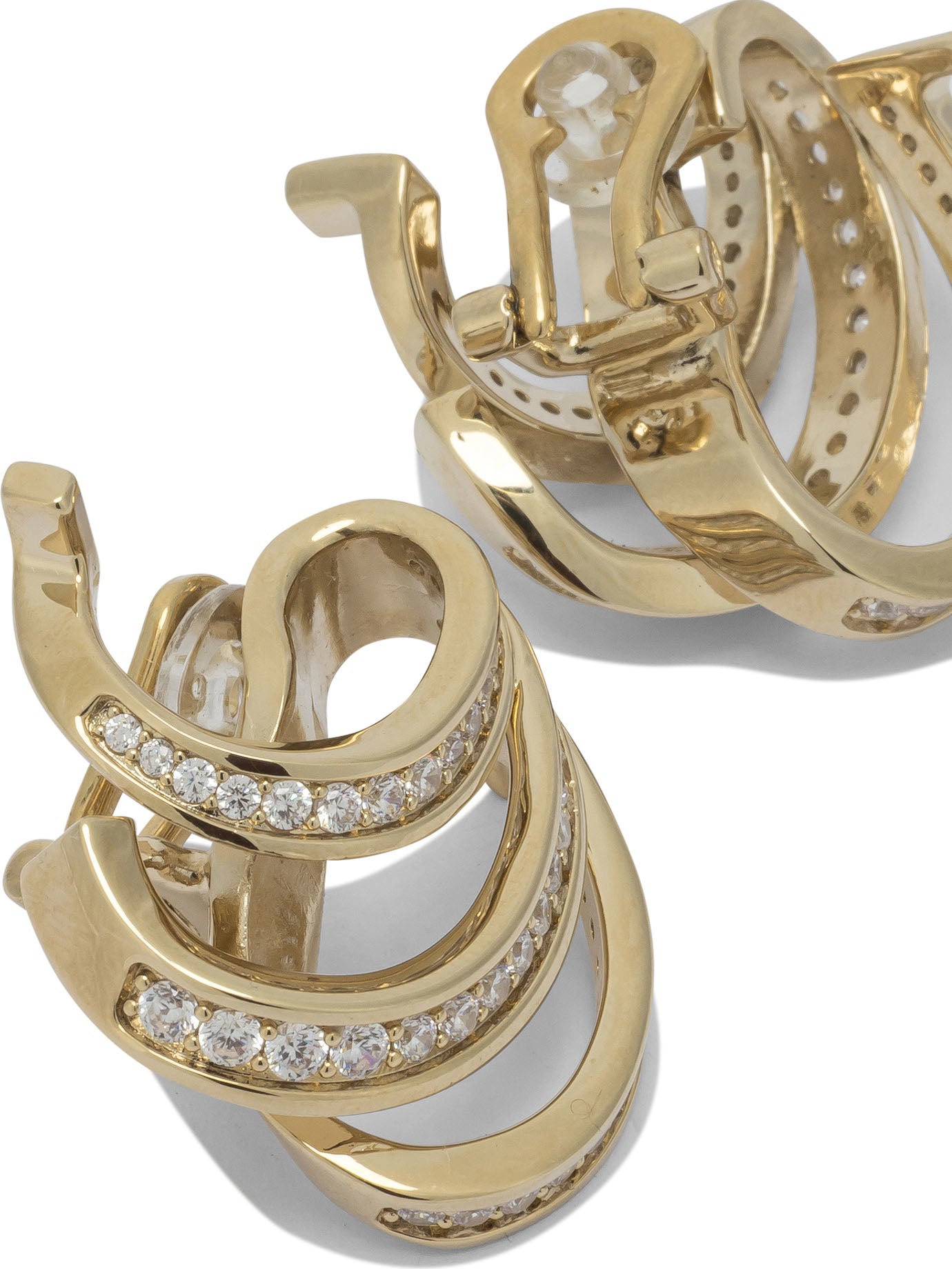 Ferragamo Triplo Gancini Earrings