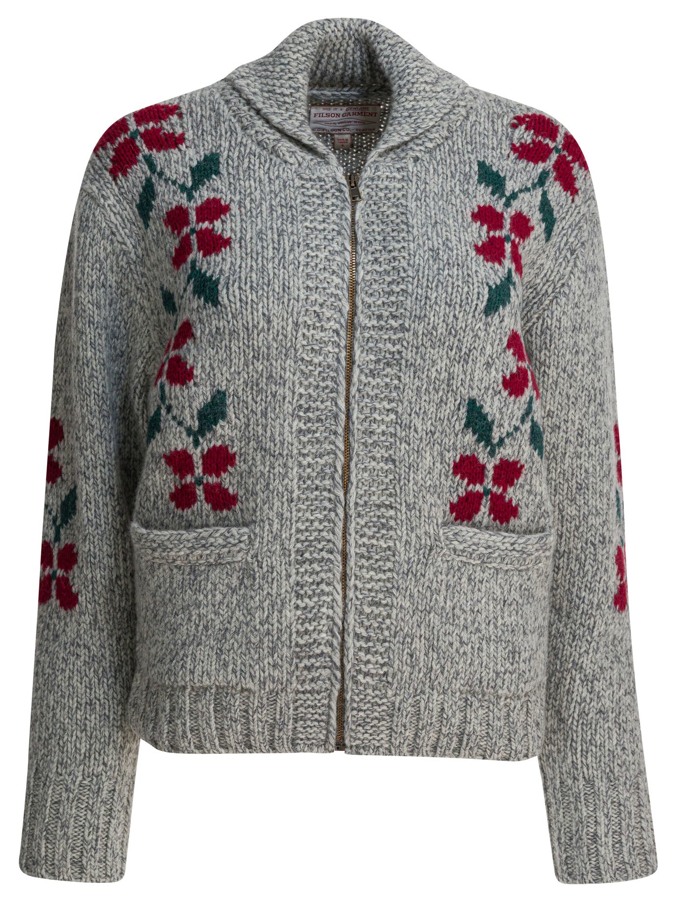 Filson Wool Cardigan With Zipper