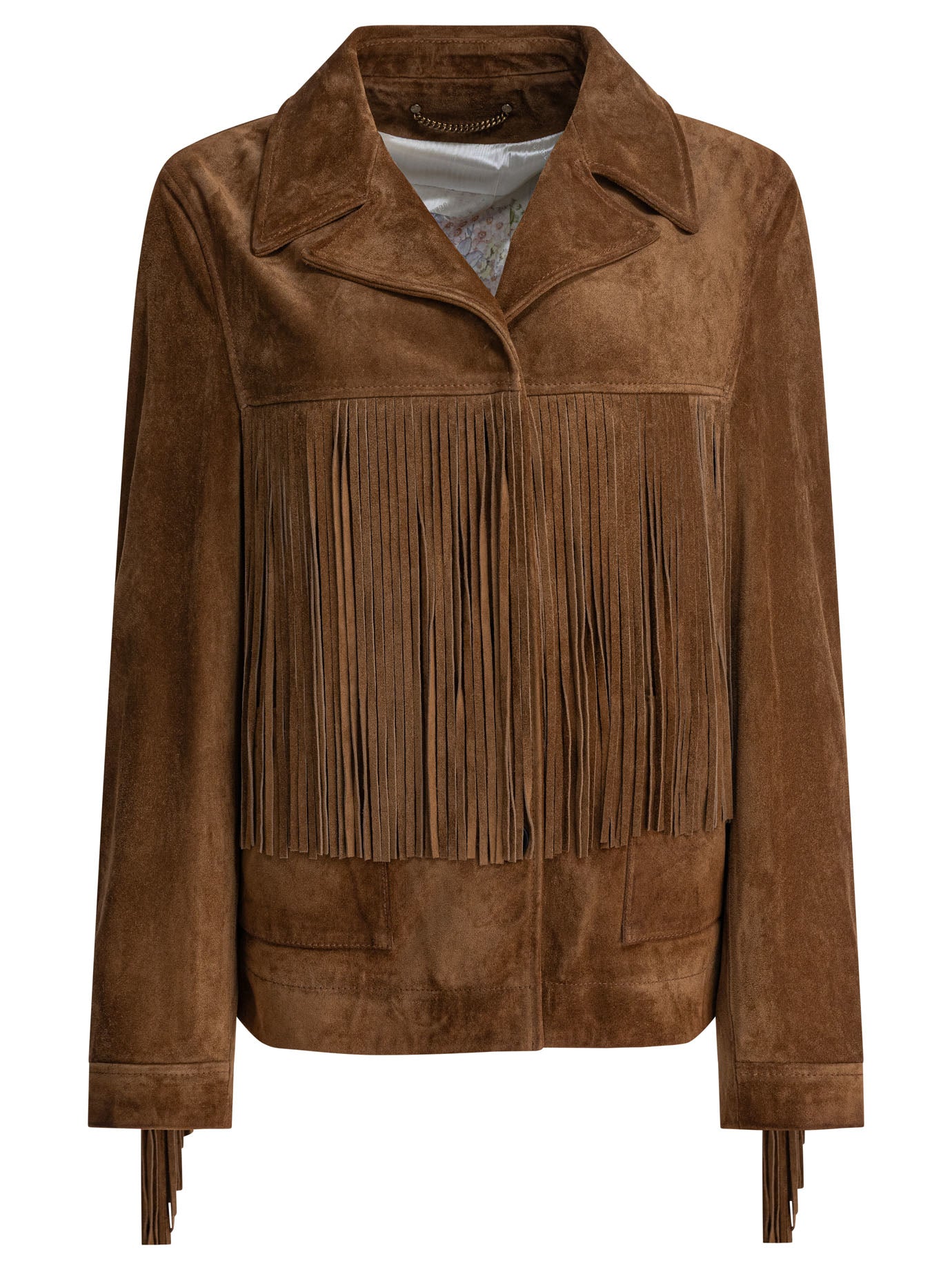 Golden Goose Suede Jacket With Bangs