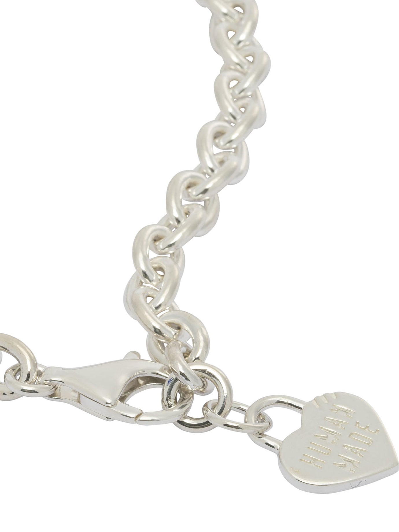 Human Made Silver Heart Bracelet