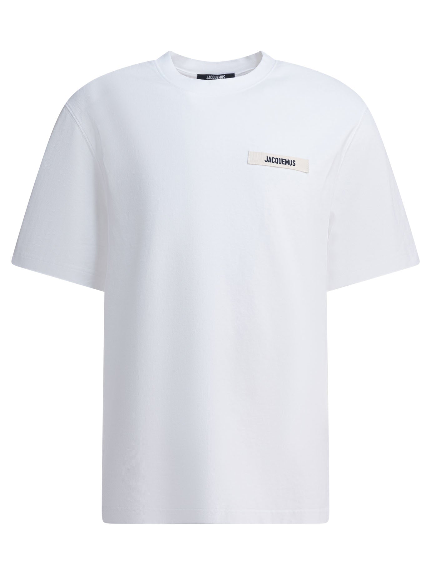 Jacquemus T-Shirt With Gros Grain Logo
