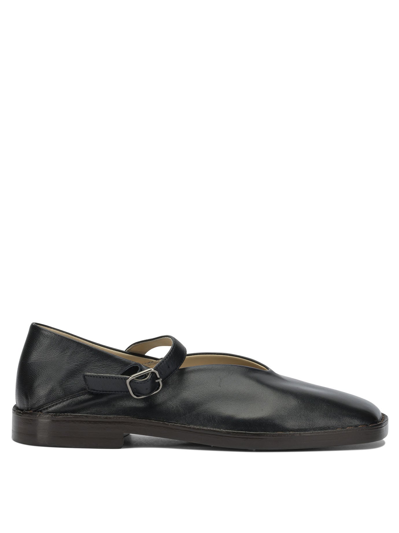 Lemaire Mary Jane Leather Ballet Flats