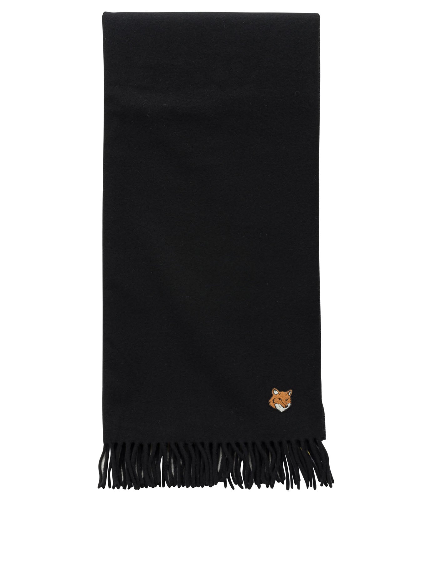 Maison Kitsuné Virgin Wool Fox Scarf