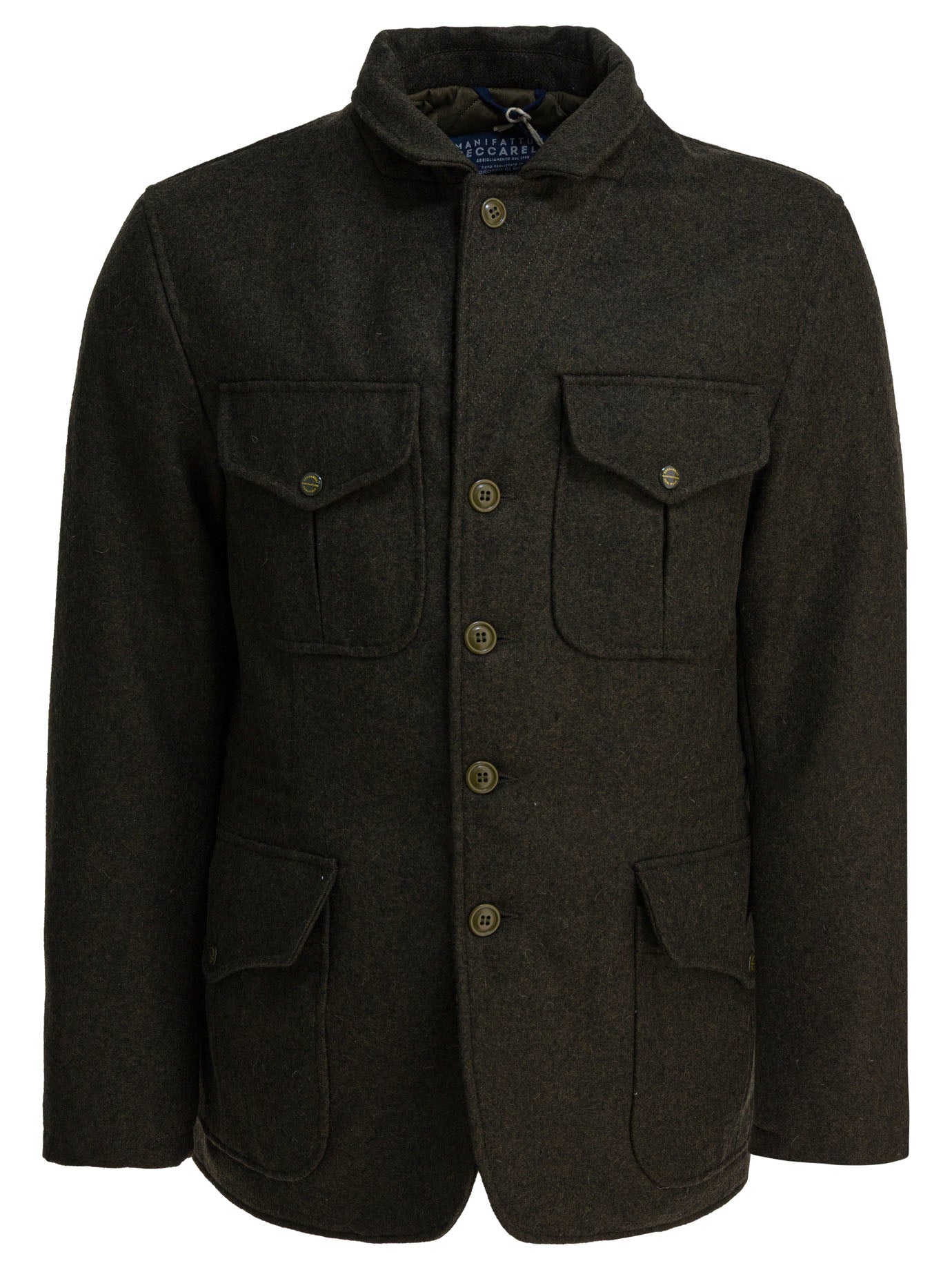 Manifattura Ceccarelli Virgin Wool Short Coat