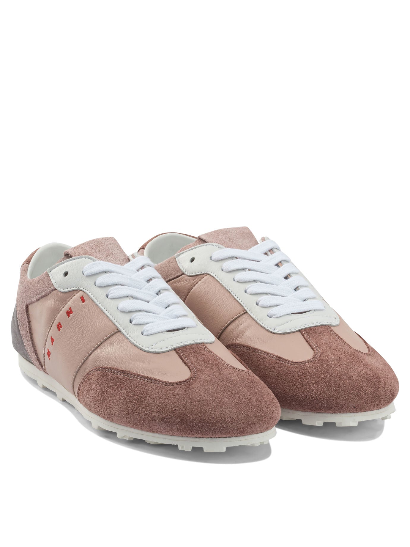 Marni Leather Sneaker With Logo