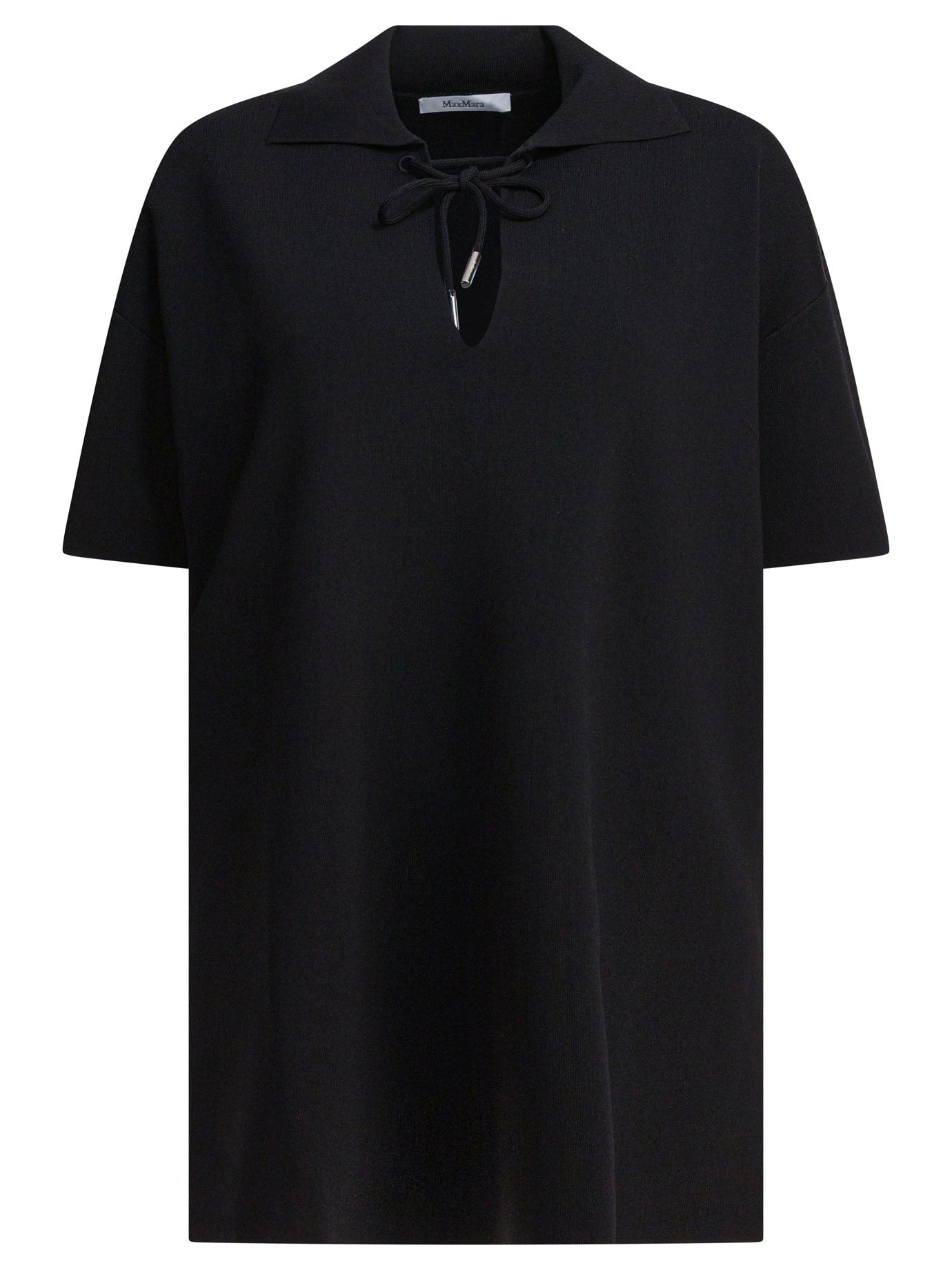 Max Mara Pure Short-Sleeved Viscose Crepe Shirt