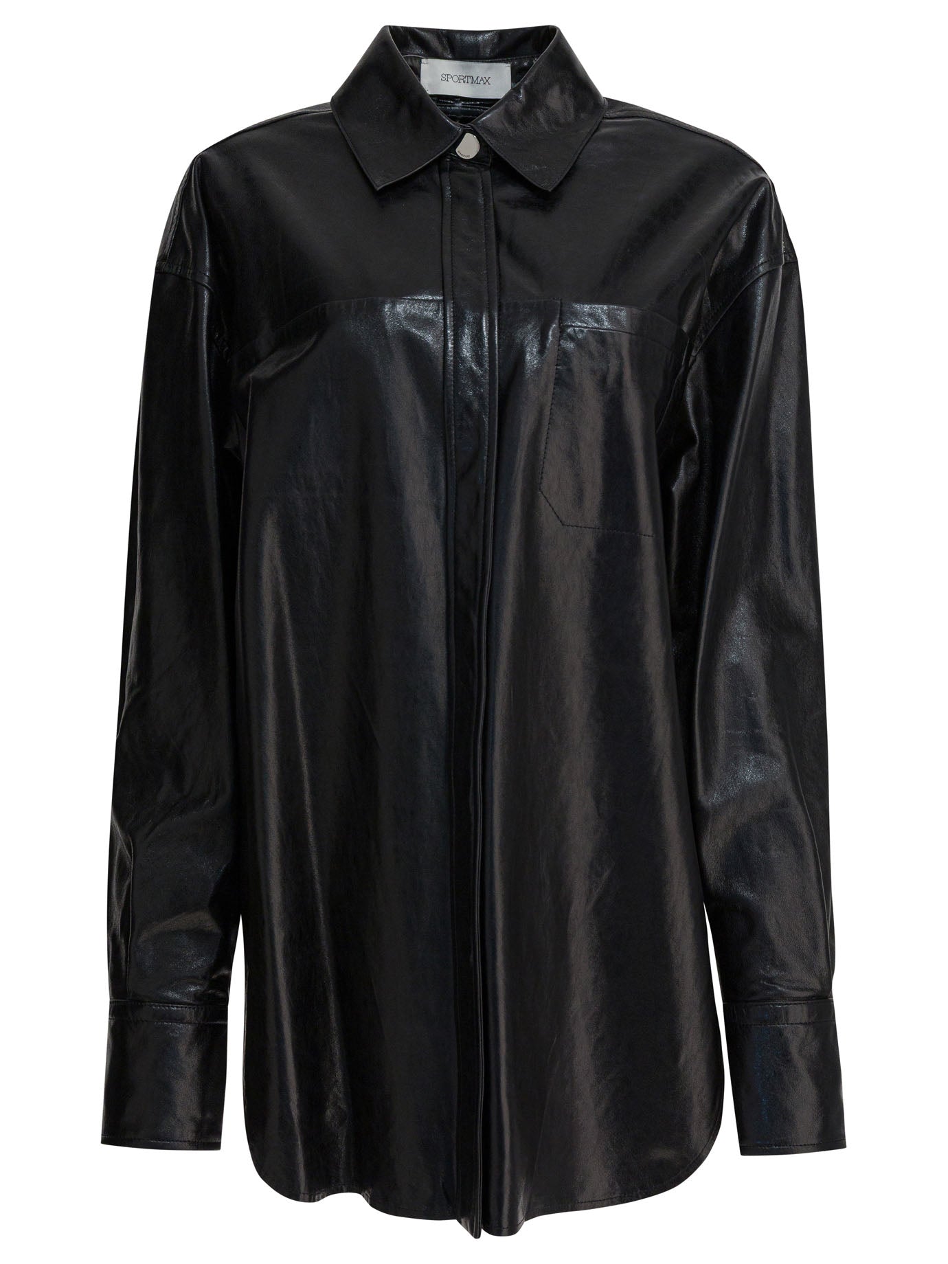 Max Mara Sportmax Leather Shirt