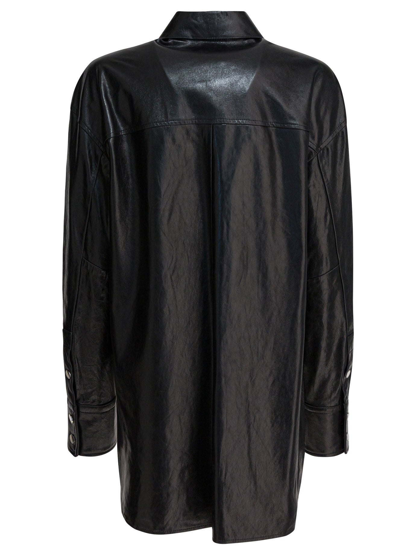 Max Mara Sportmax Leather Shirt