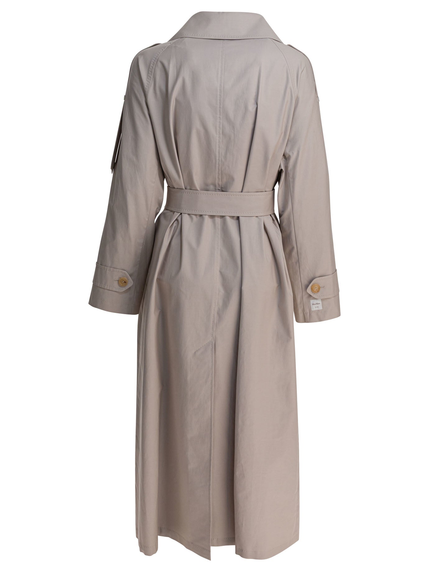 Max Mara The Cube Double-Breasted Cotton Twill Trench Coat