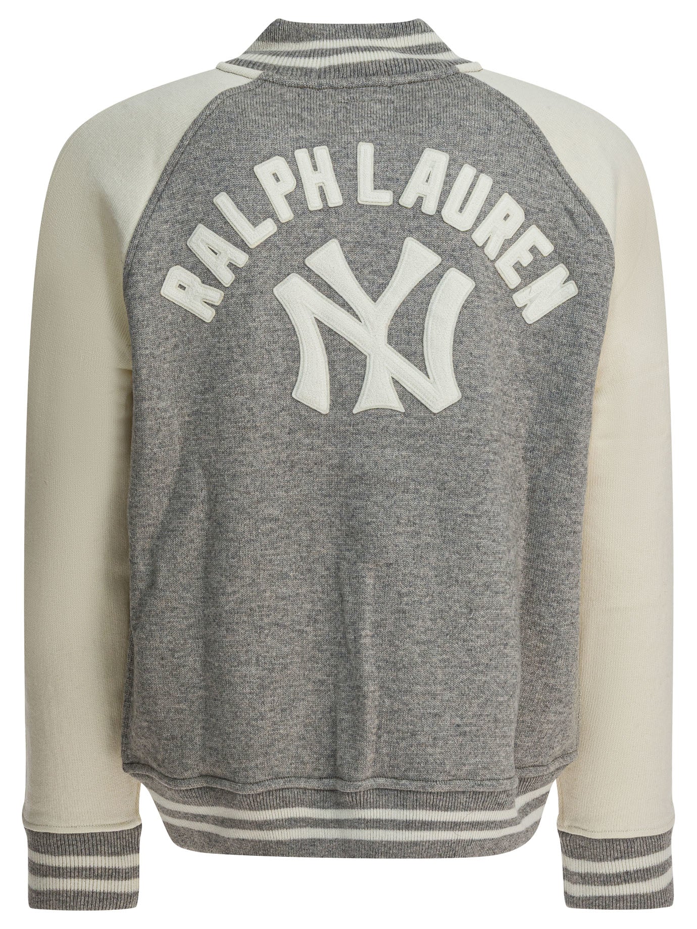 Polo Ralph Lauren Yankees Cardigan In Wool