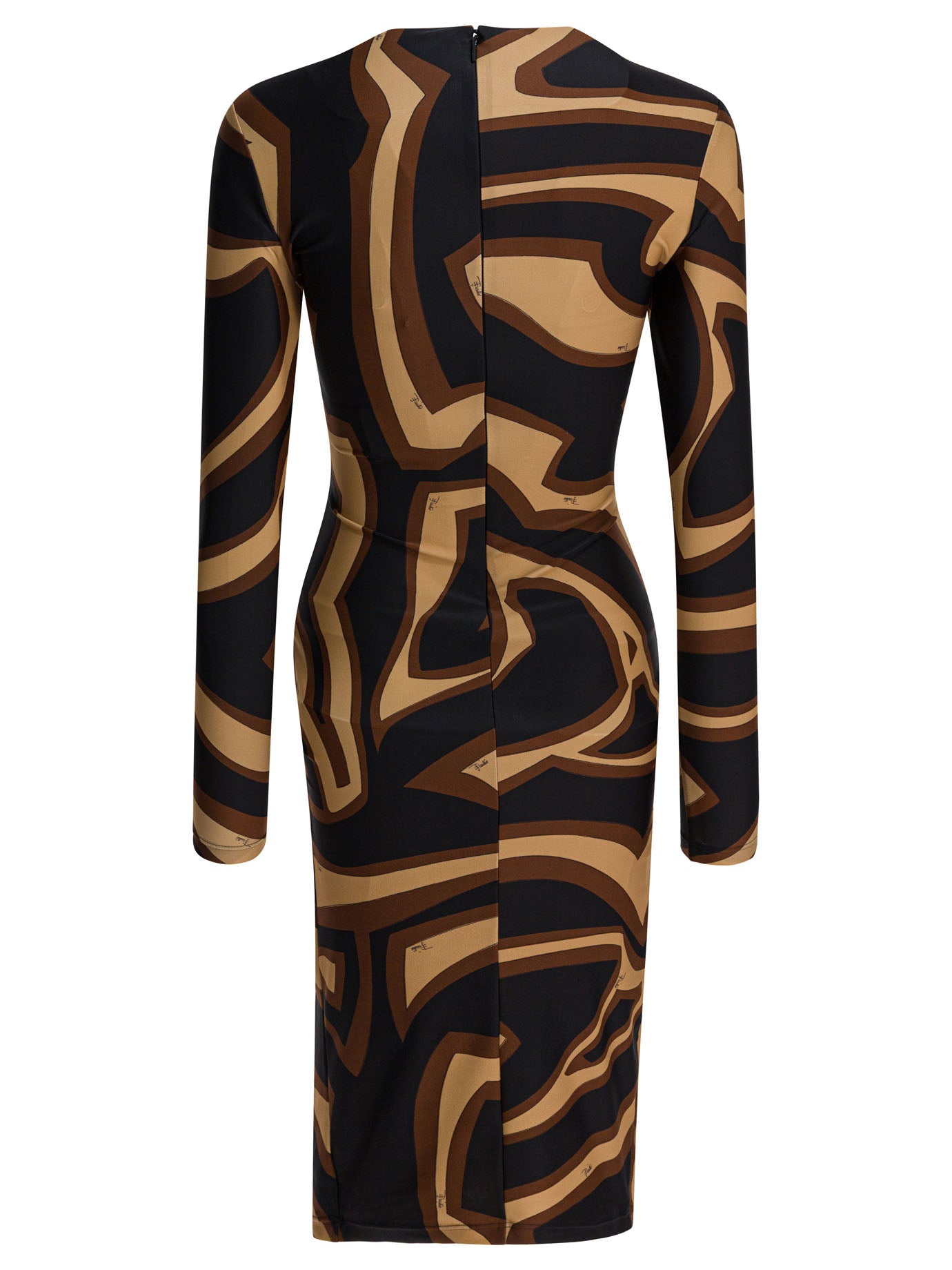Pucci Midi Dress With Labirinto Print
