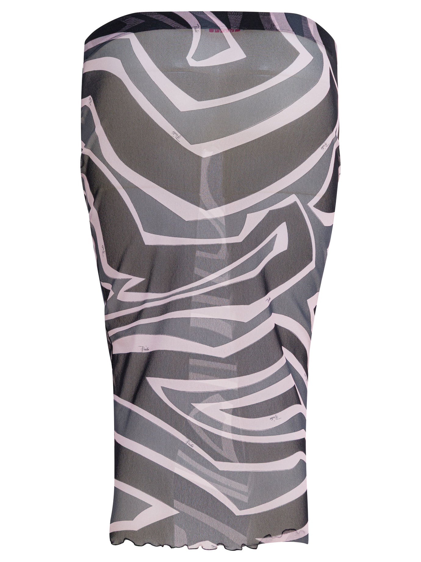 Pucci Labyrinth Print Midi Skirt