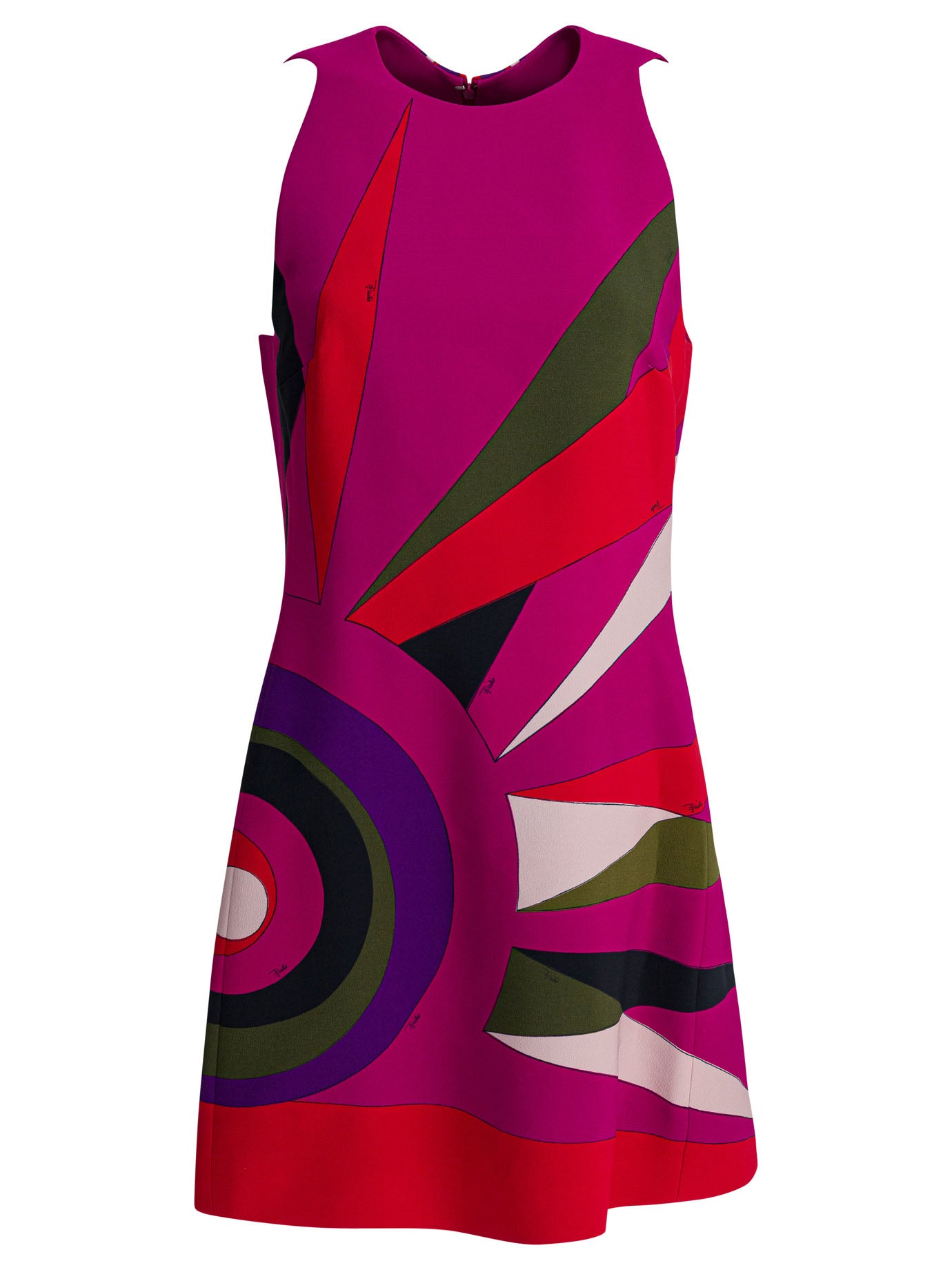 Pucci Sheath Dress With Hawaii Print