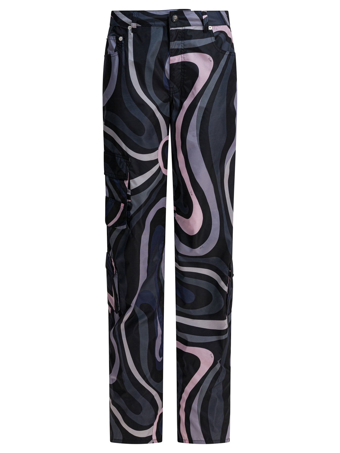 Pucci Marmo Print Cargo Pants