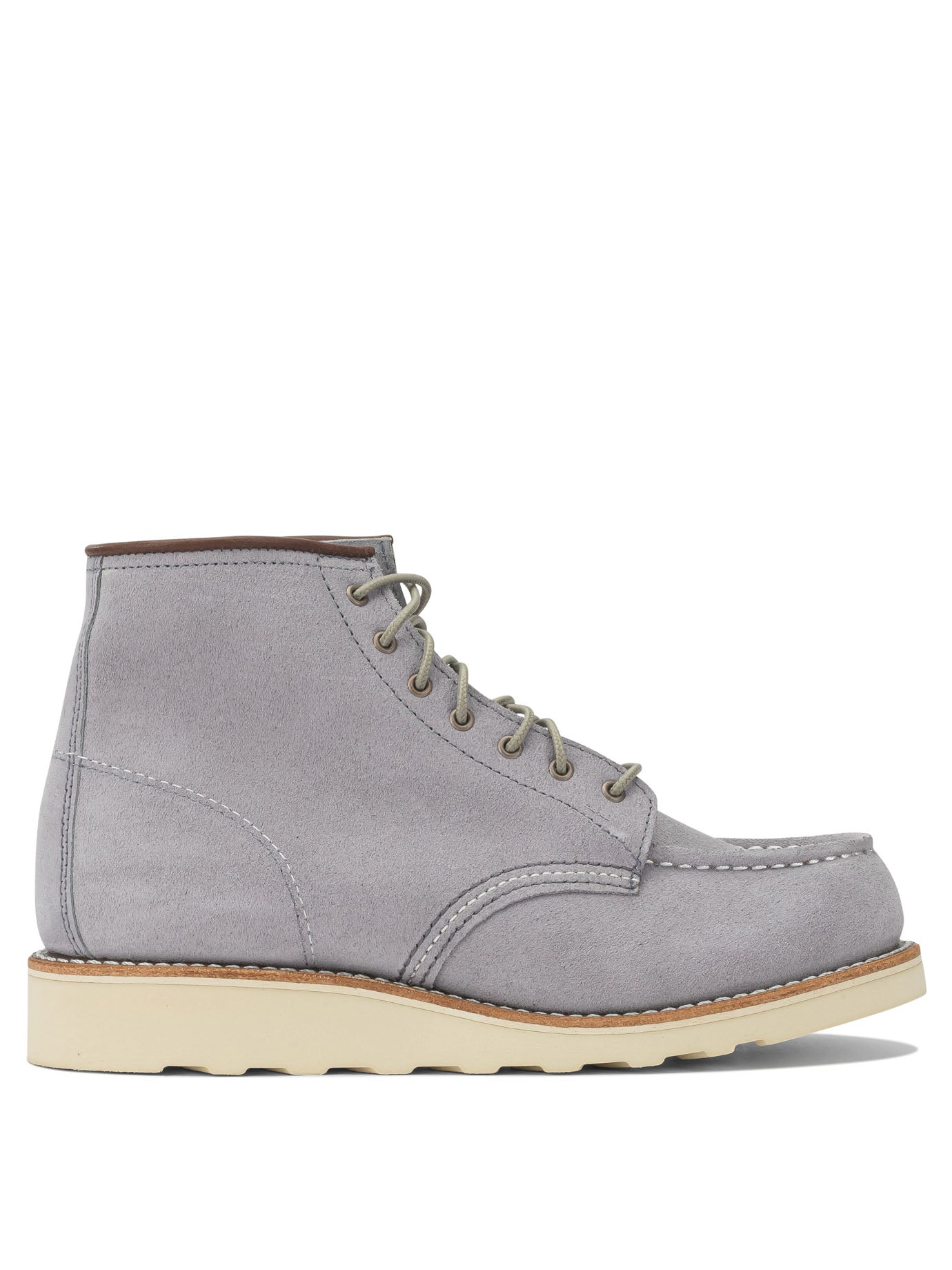 Red Wing Shoes 6'' Moc Toe 3300 Dusty Lavender Abilene Lace-Up Ankle Boots
