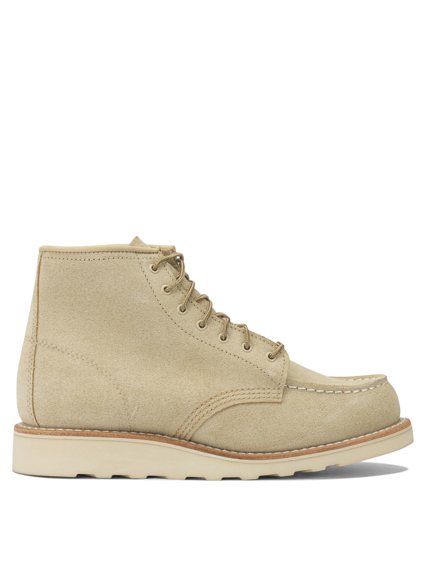 Red Wing Shoes 6'' Moc Toe 3328 Cream Abilen Lace-Up Ankle Boots
