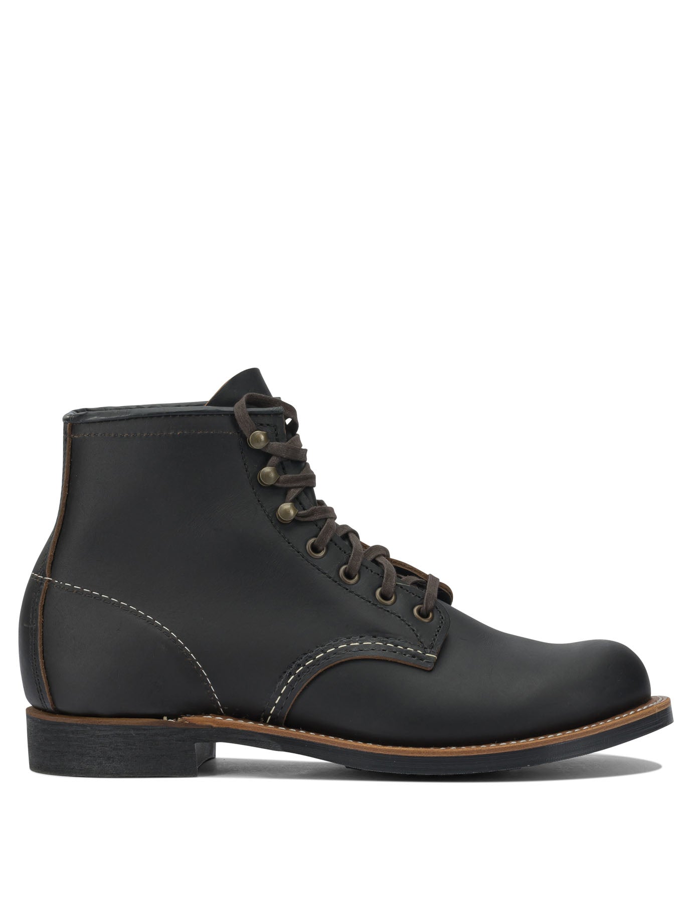 Red Wing Shoes Blacksmith 3345 Black Prairie Lace-Up Ankle Boots