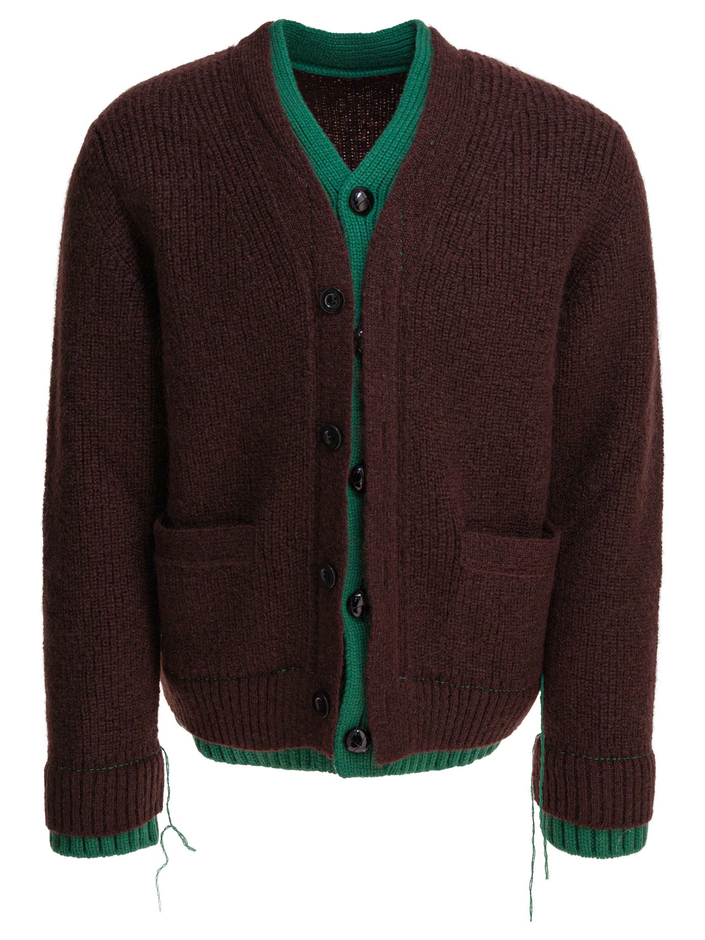 Sacai Wool Blend Cardigan