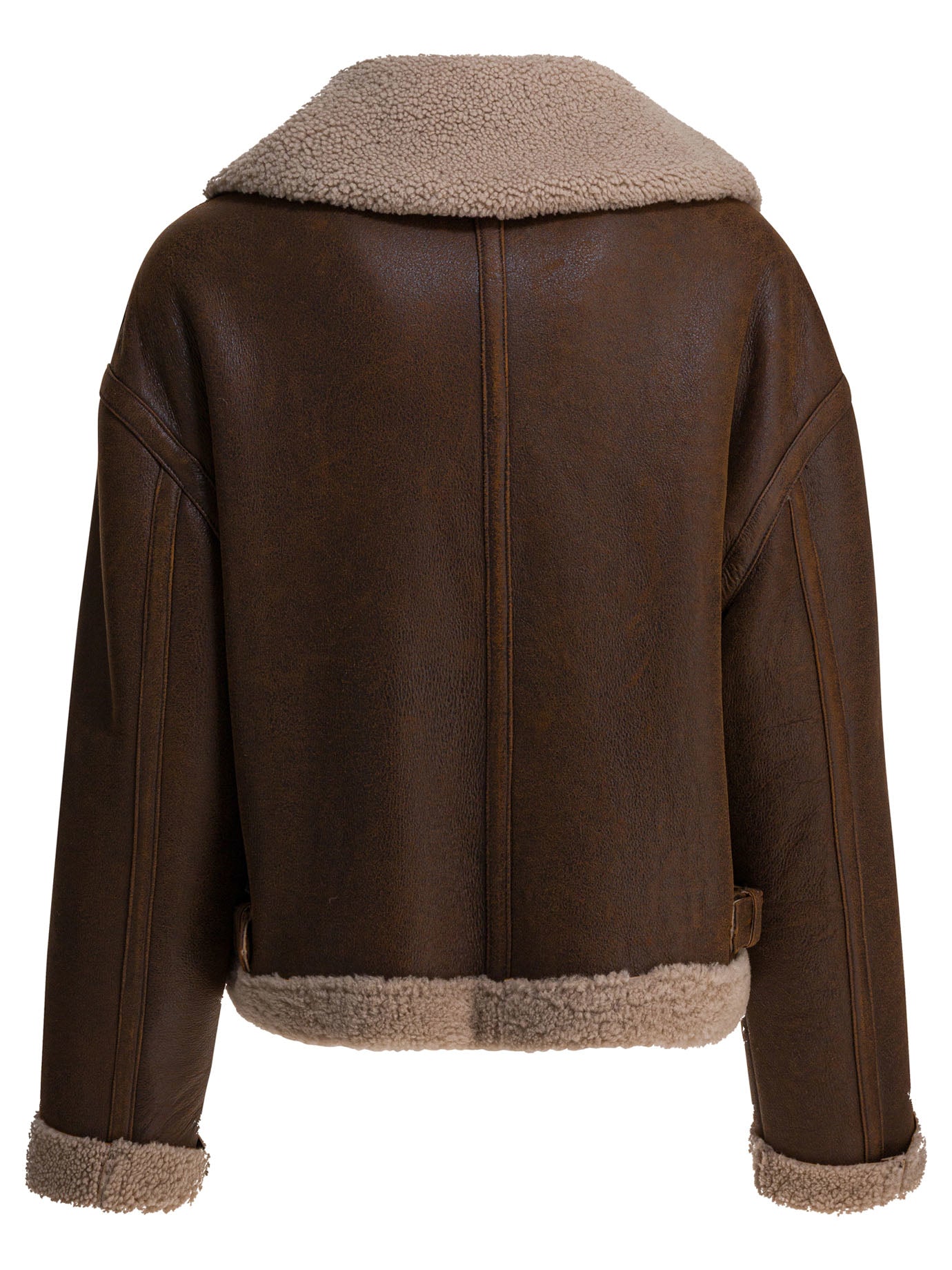 Salvatore Santoro Suede Leather Shearling Jacket