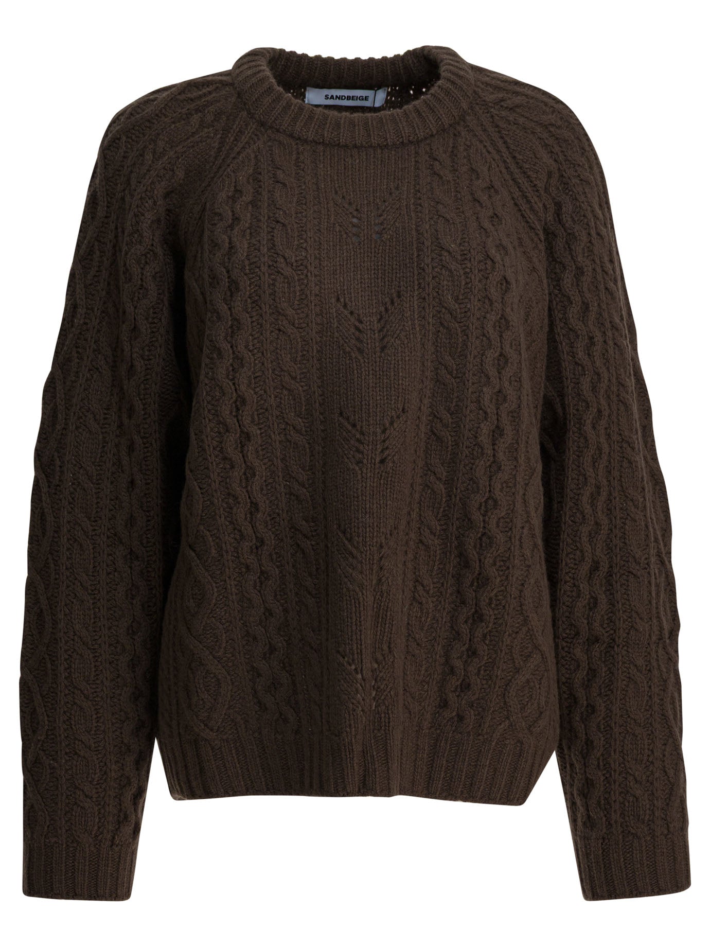 Sandbeige Knitwear