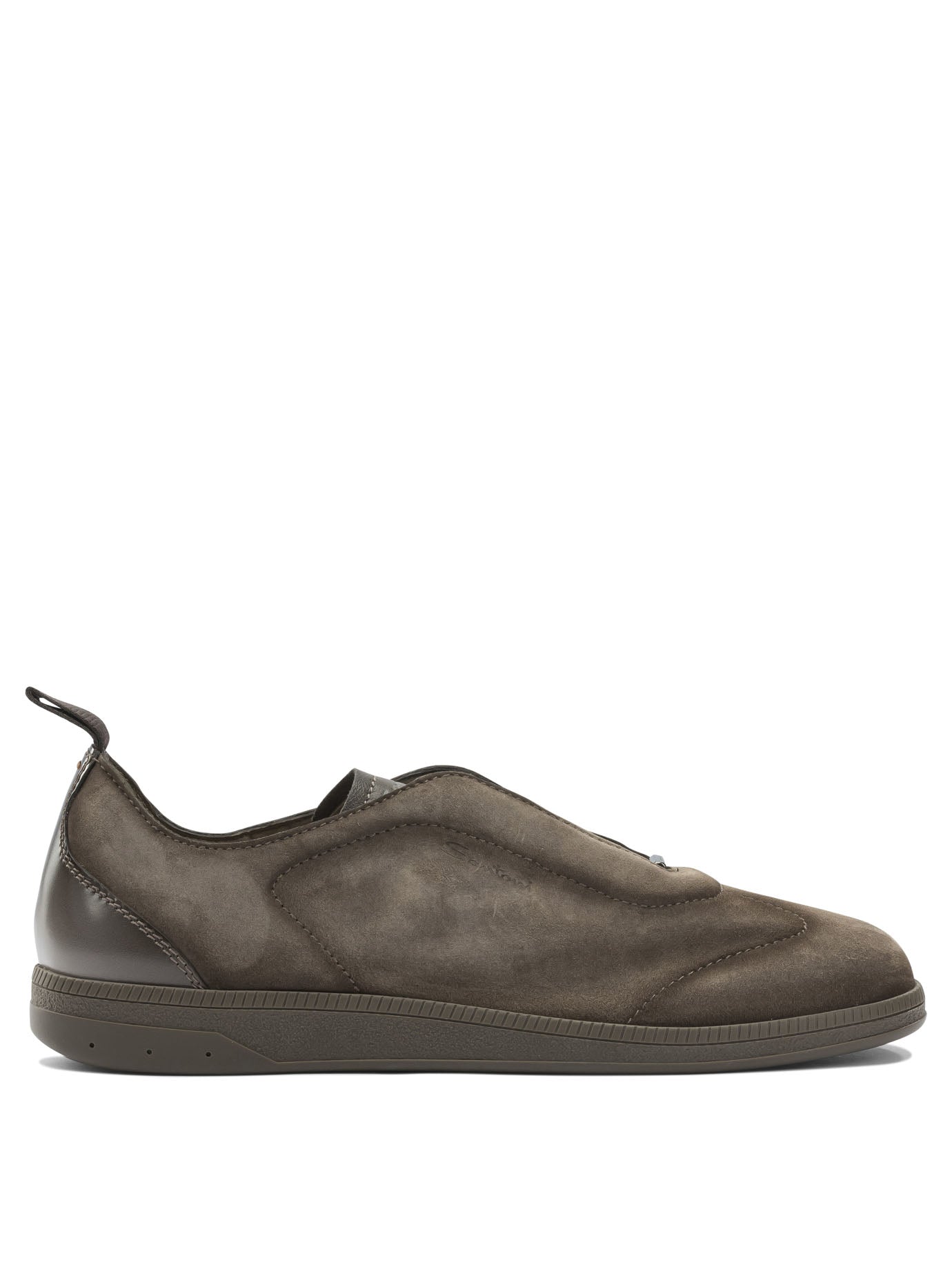 Santoni Sneaker With Elastic Laces