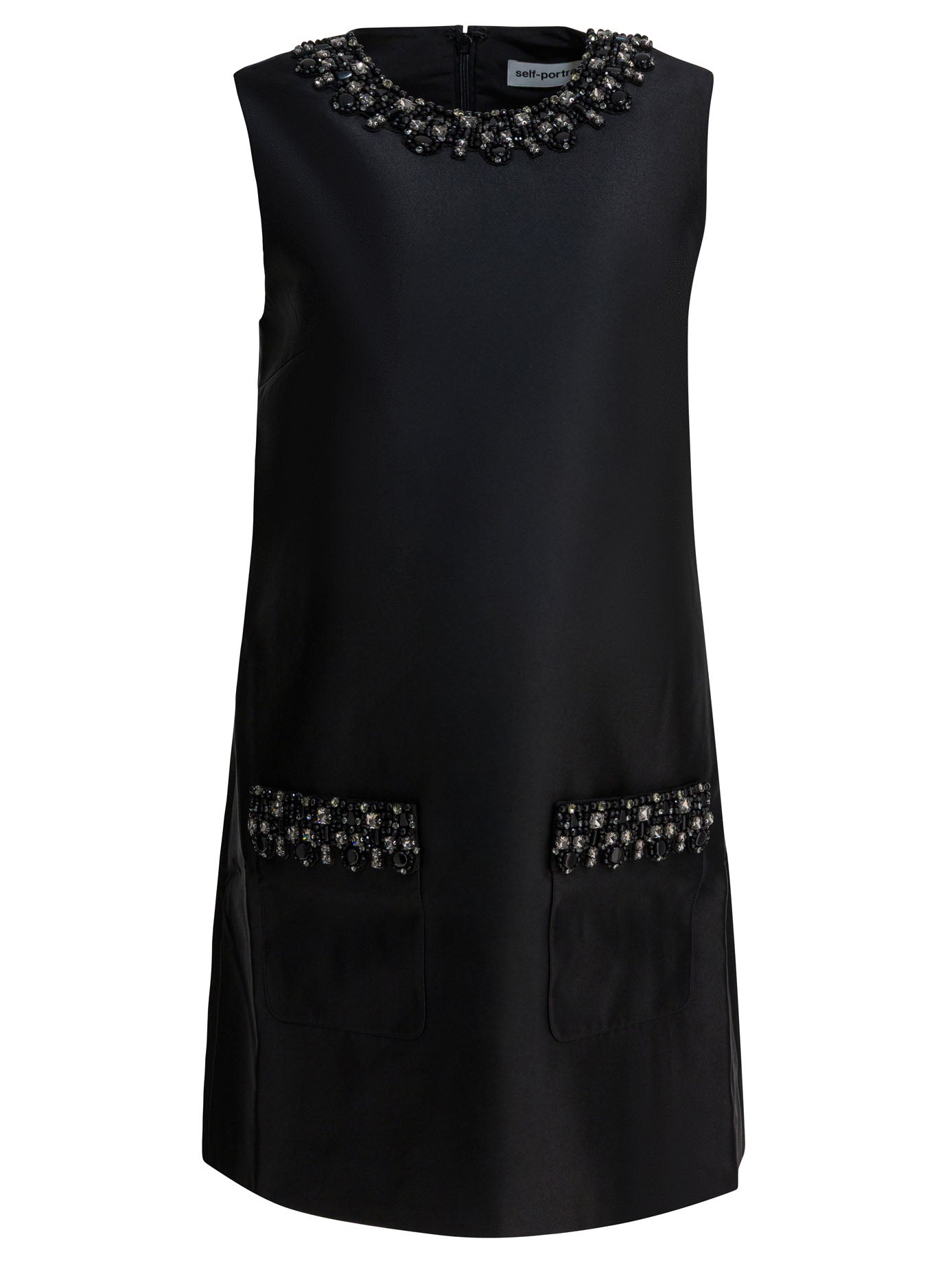 Self-portrait Embellished Sheath Dress