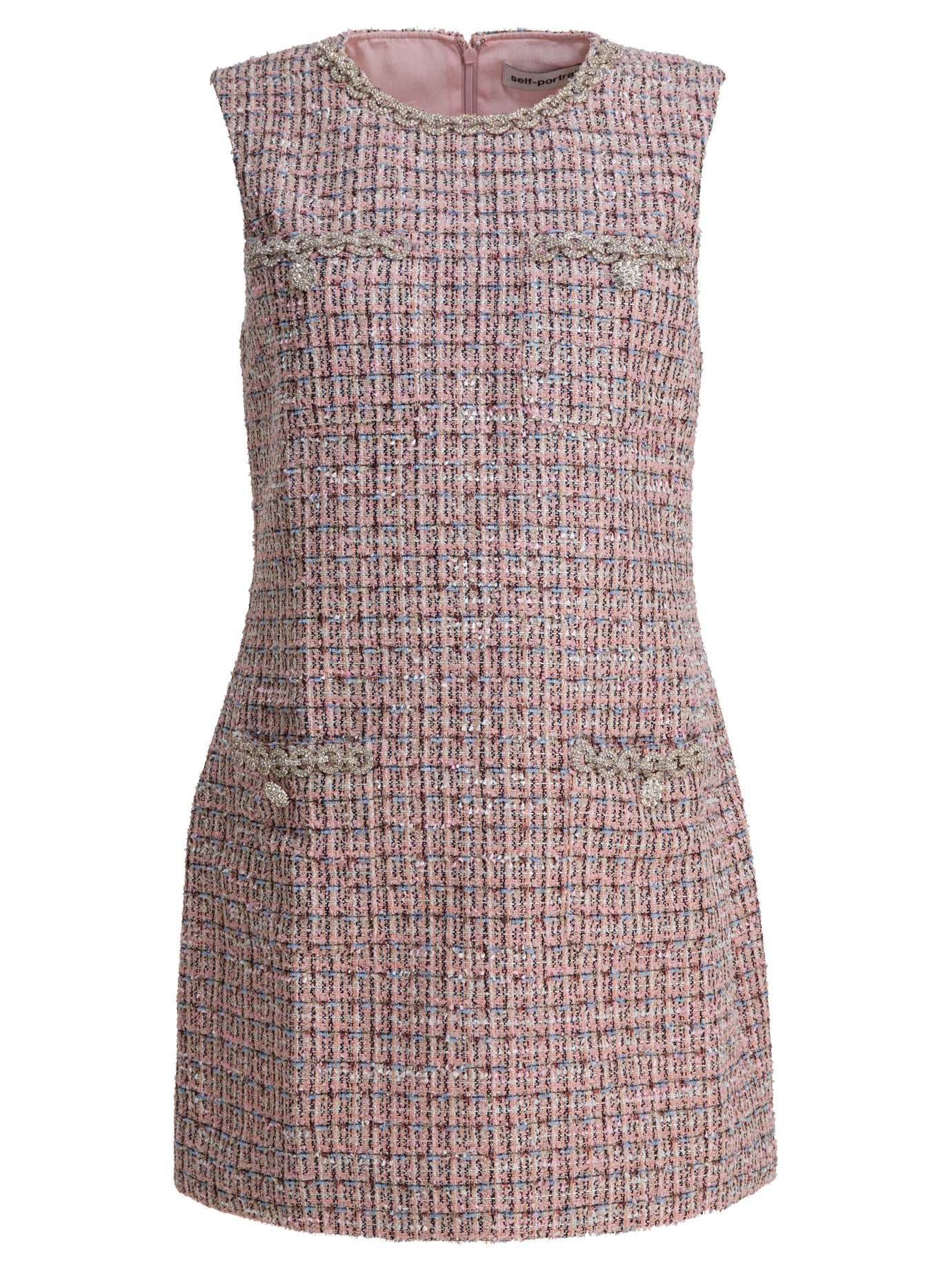 Self-portrait Short Boucle Dress