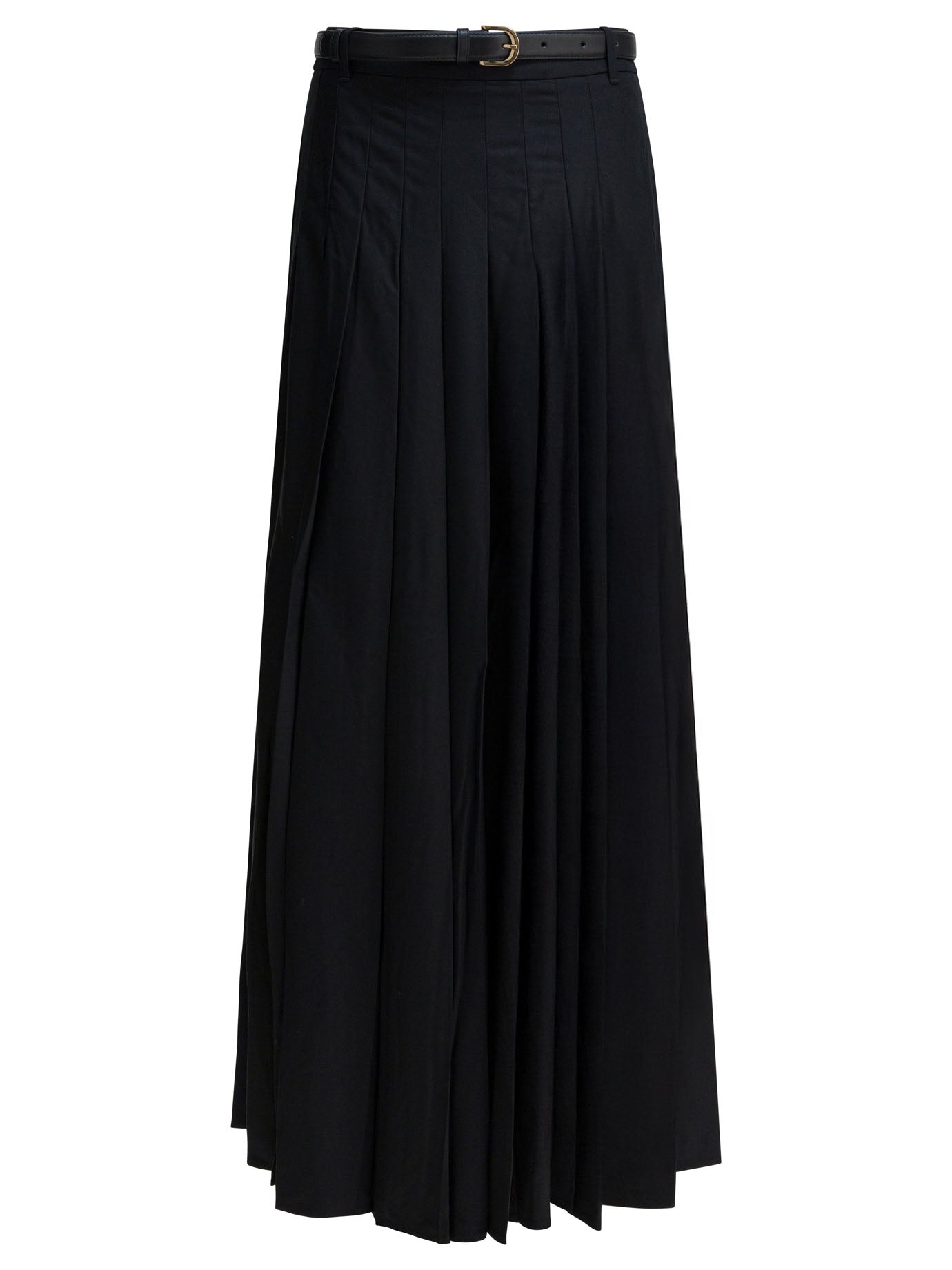 Self-portrait Long Pleated Skirt