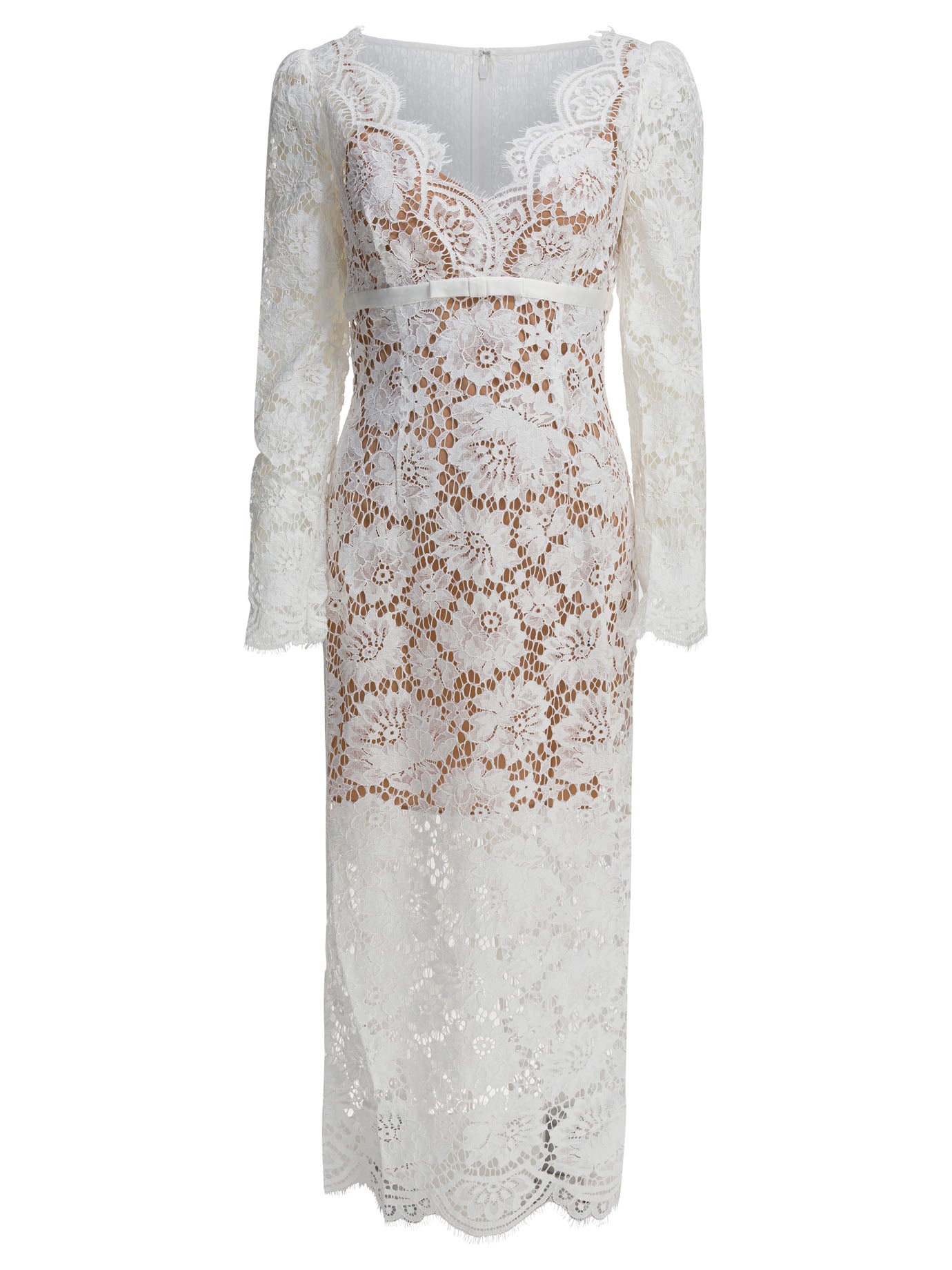 Self-portrait Long Lace Dress