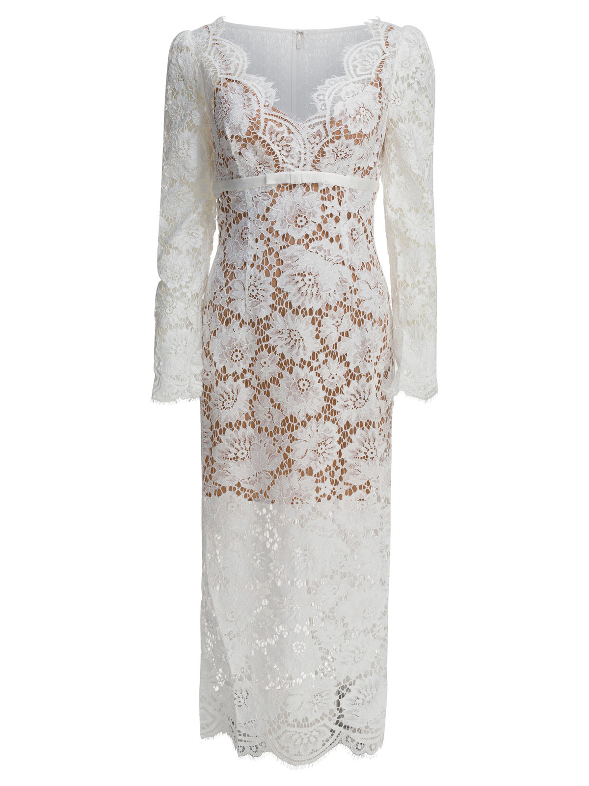 Self-portrait Long Lace Dress