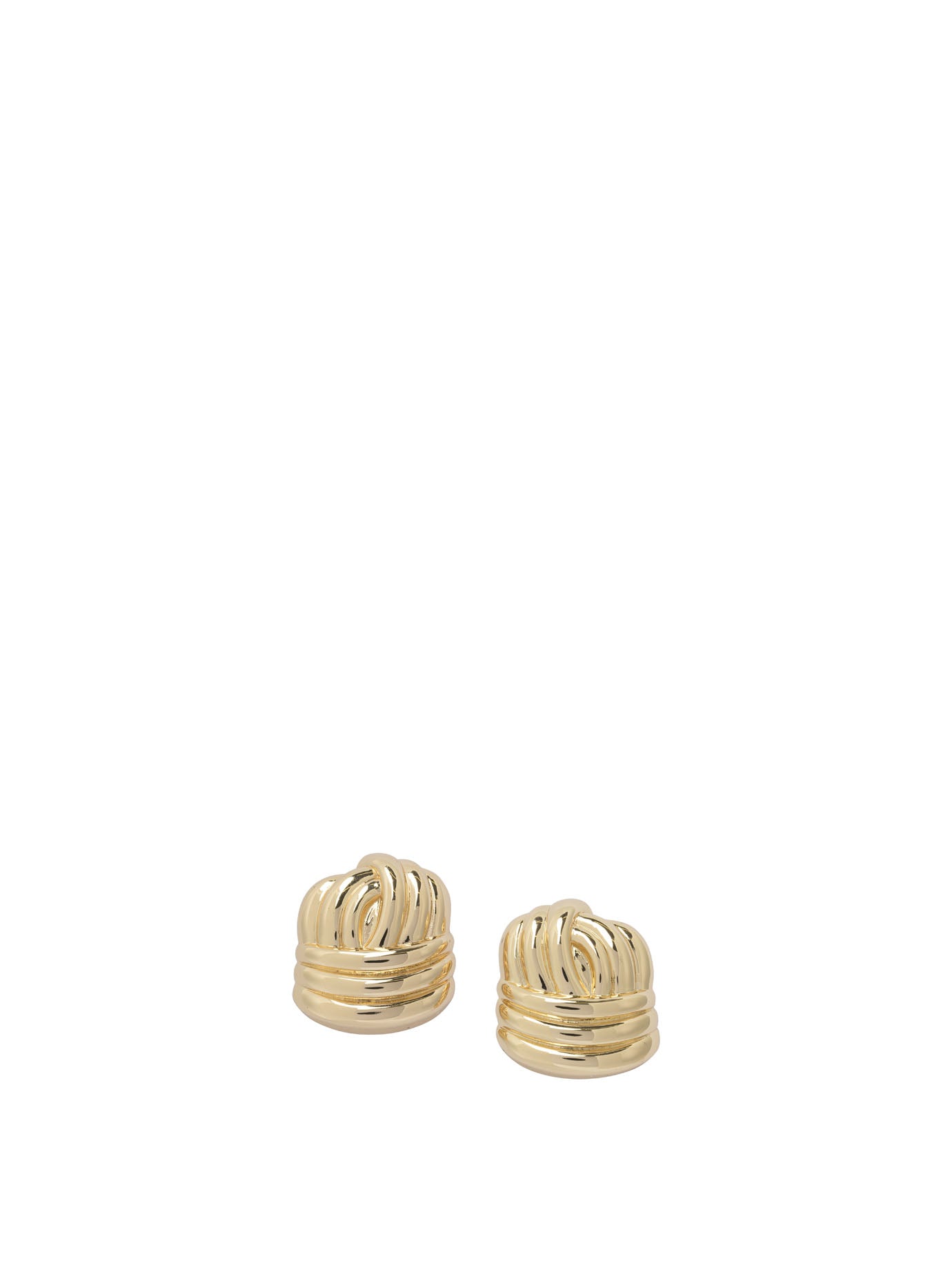 Self-portrait Gold Knot Earrings