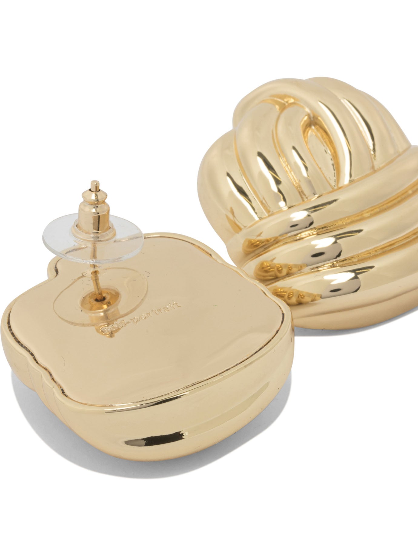 Self-portrait Gold Knot Earrings