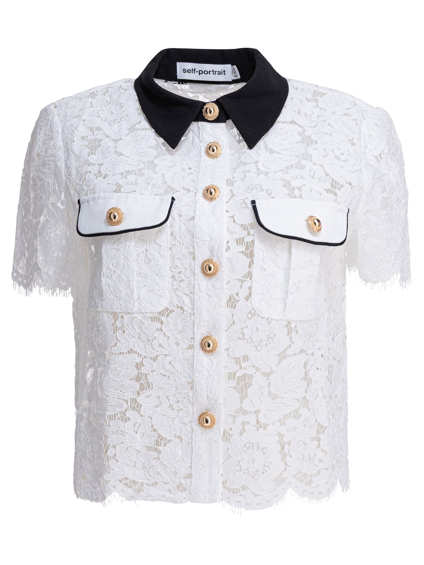 Self-portrait Lace Shirt