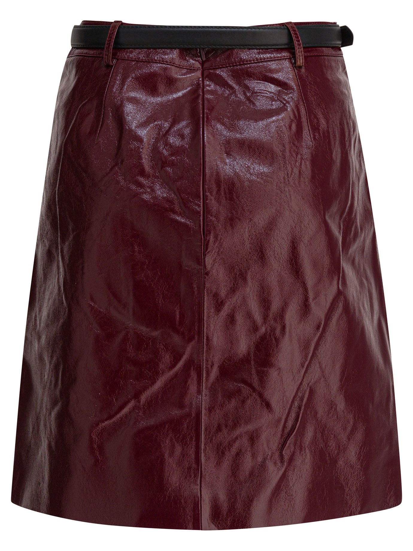 Self-portrait Leather Miniskirt