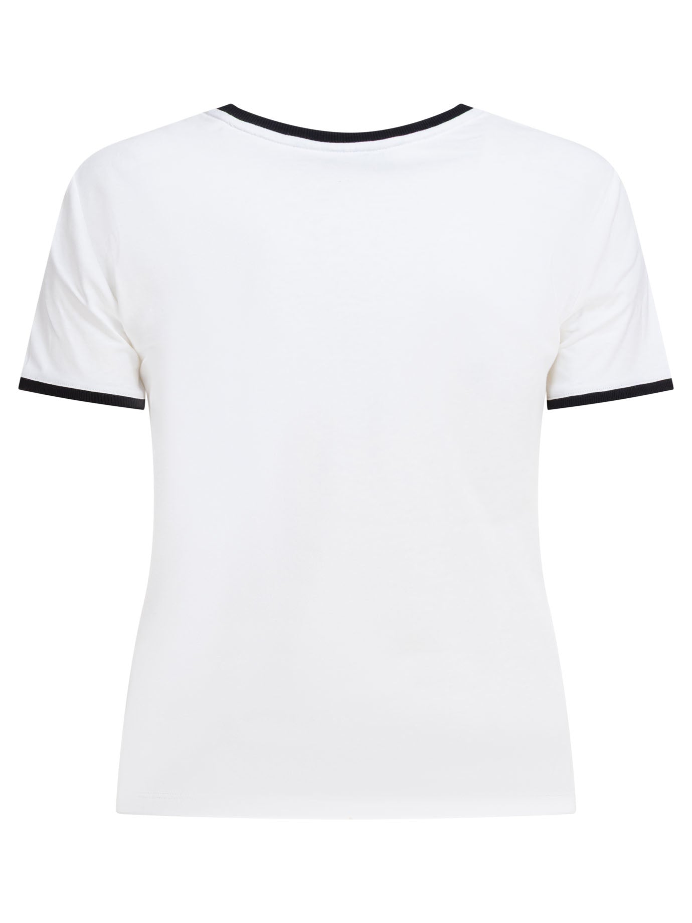 Self-portrait Crew-Neck T-Shirt With Embroidered Logo