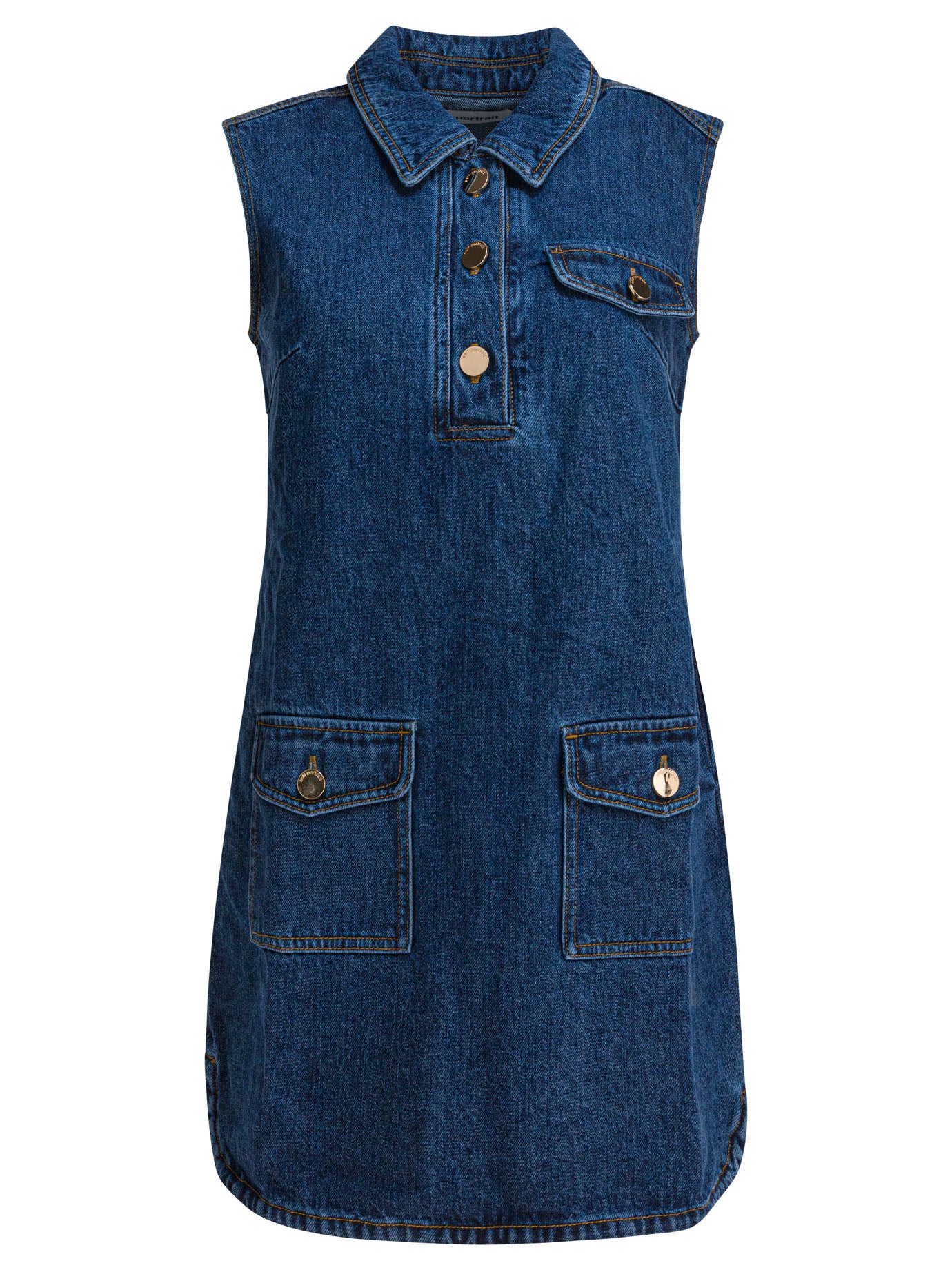 Self-portrait Short Denim Dress