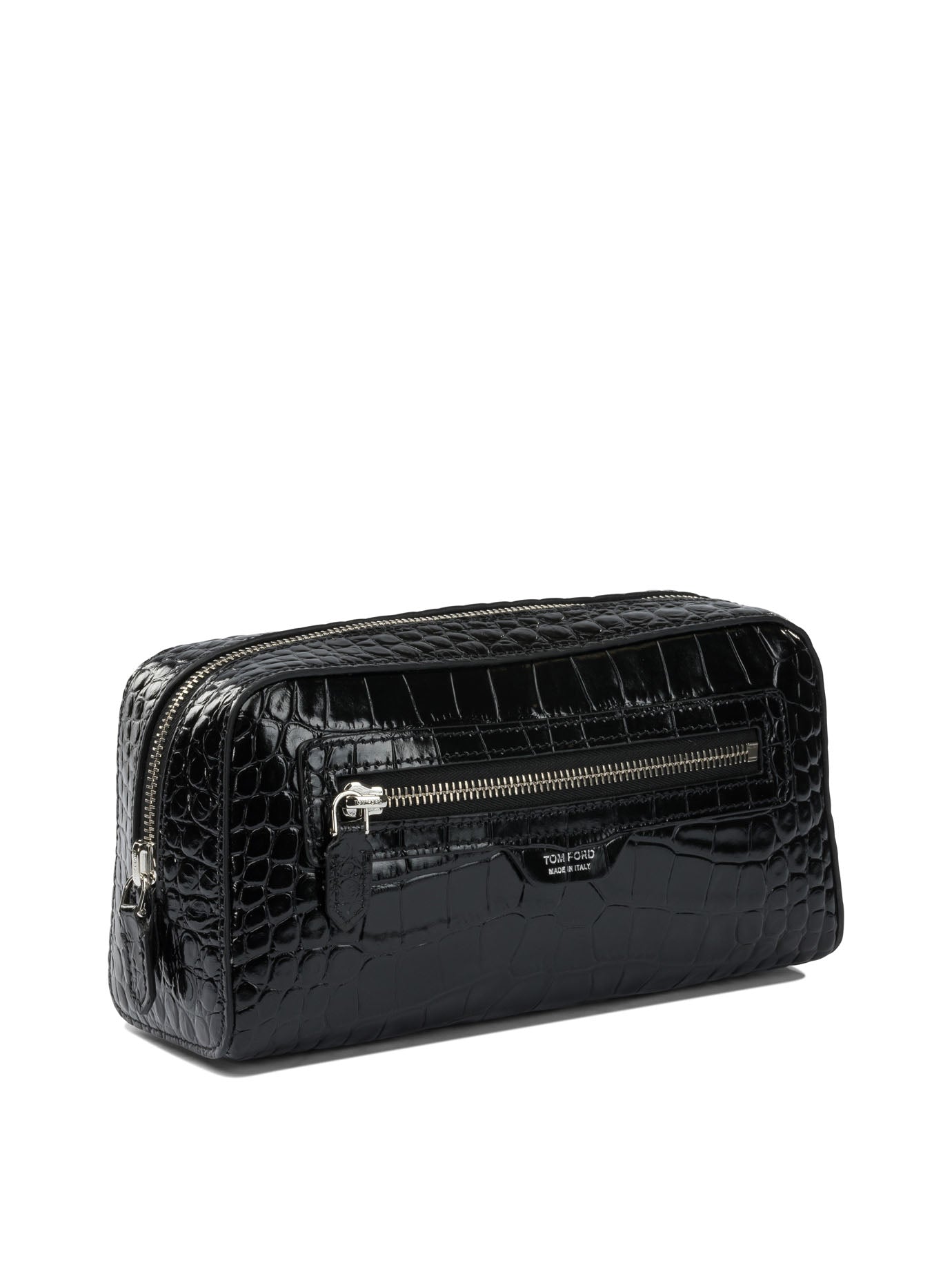 Tom Ford Crocodile Print Leather Beauty Case
