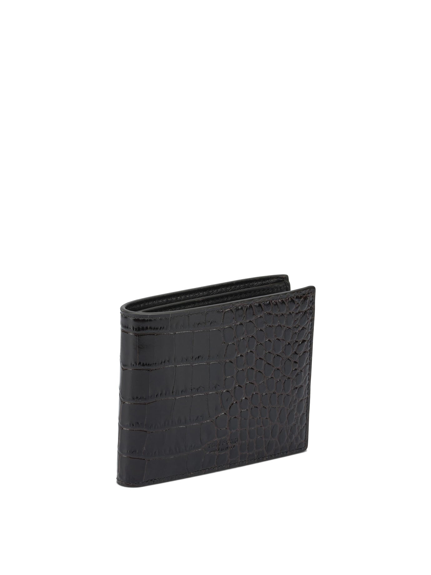 Tom Ford Crocodile Print Leather Wallet