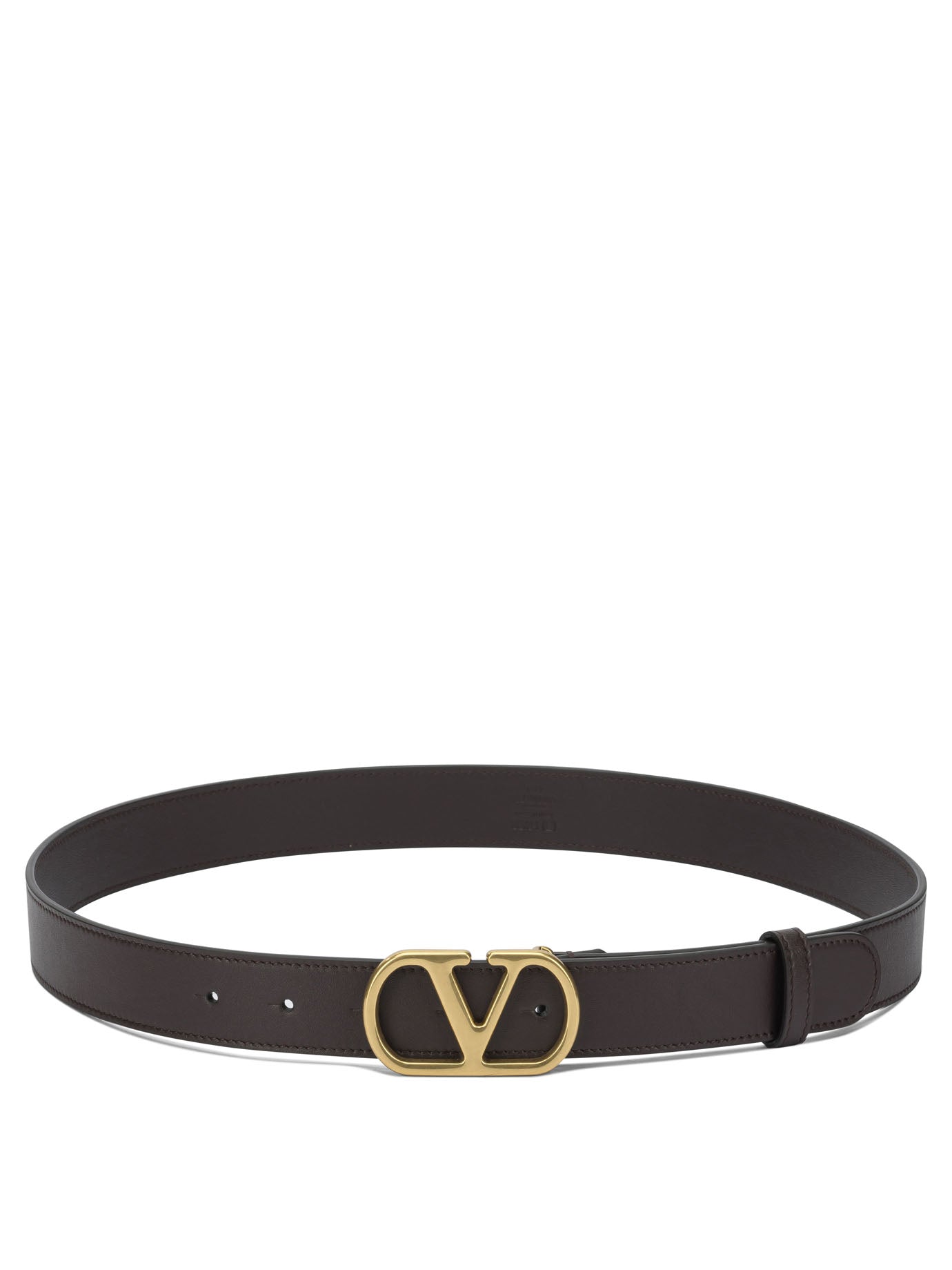 Valentino Garavani Vlogo Leather Belt